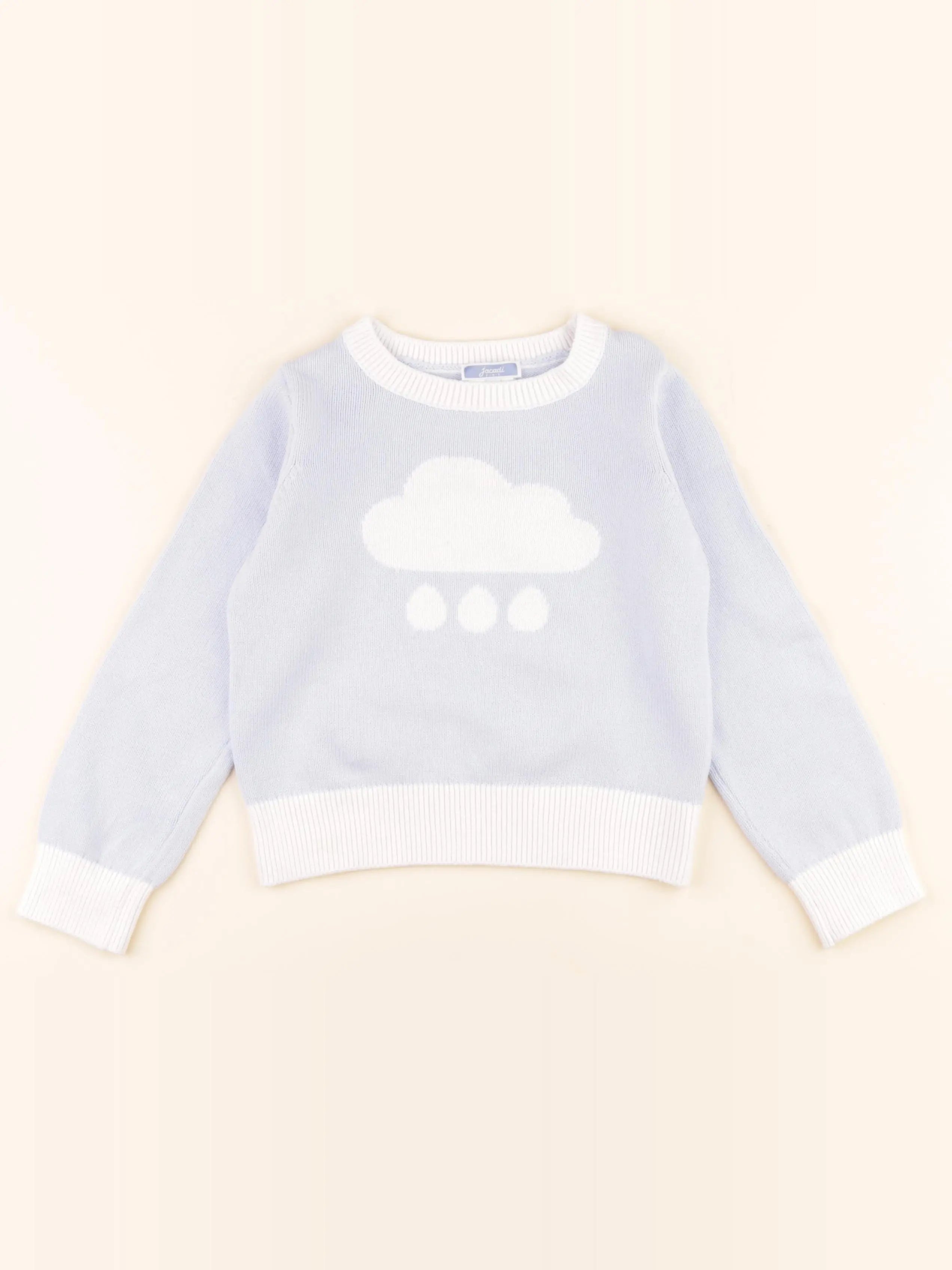 Jacadi - pull bleu - 6 ans