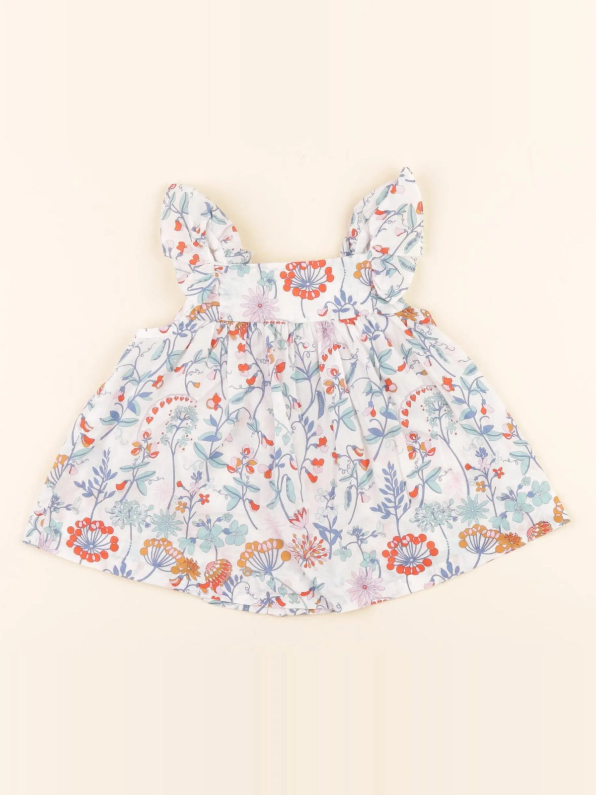 Jacadi - blouse liberty multicolore - 12 mois