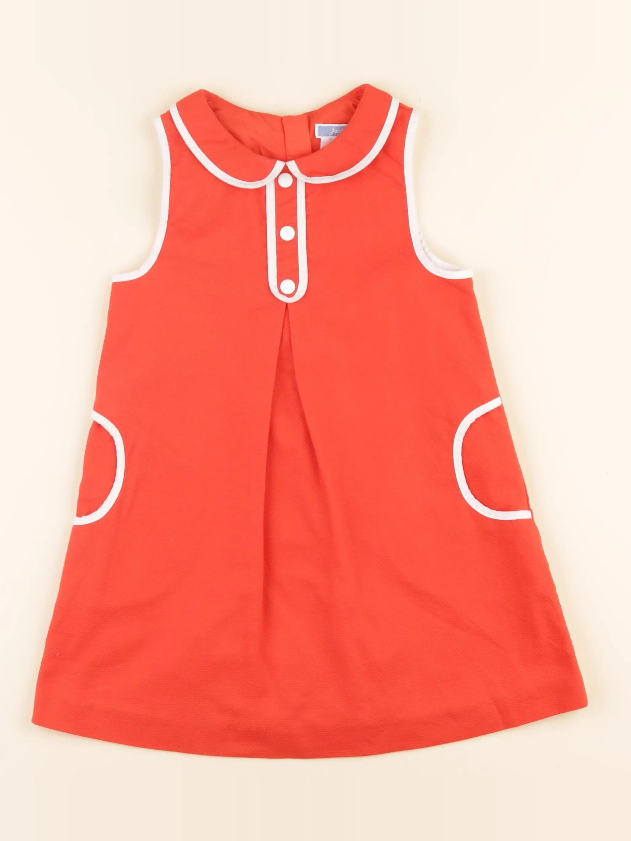 Jacadi - robe rouge - 4 ans