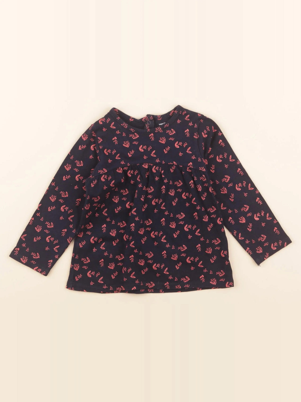 Vertbaudet - tee-shirt bleu - 18 mois