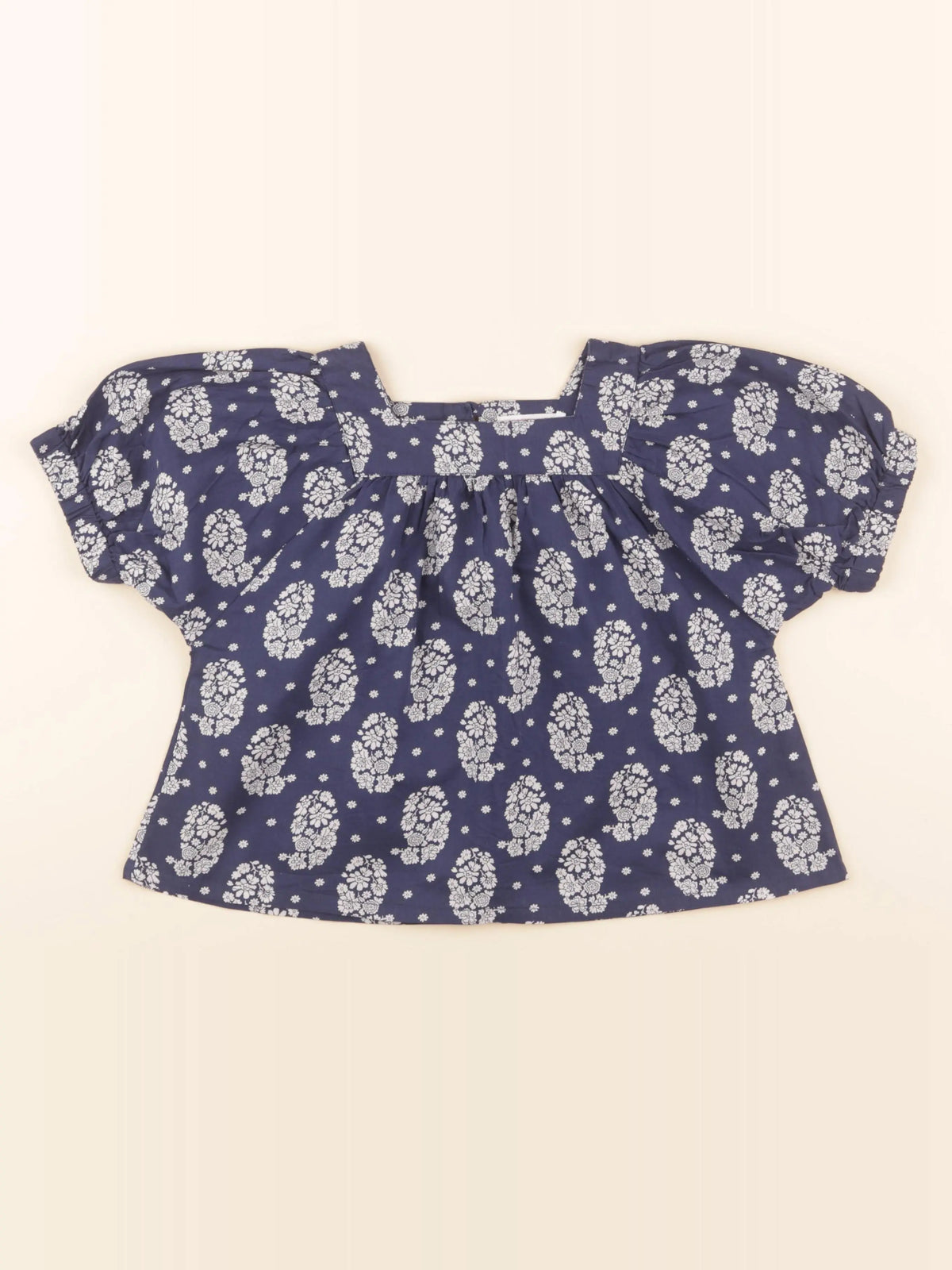 Monoprix - blouse bleu - 6 ans