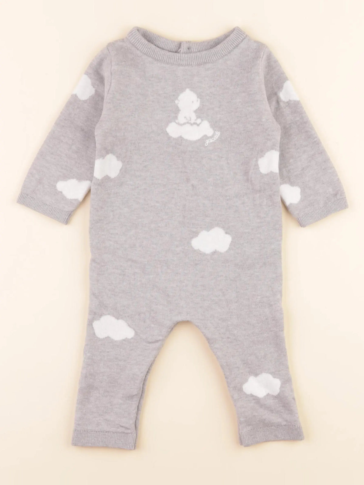 Jacadi - combinaison gris - 6 mois