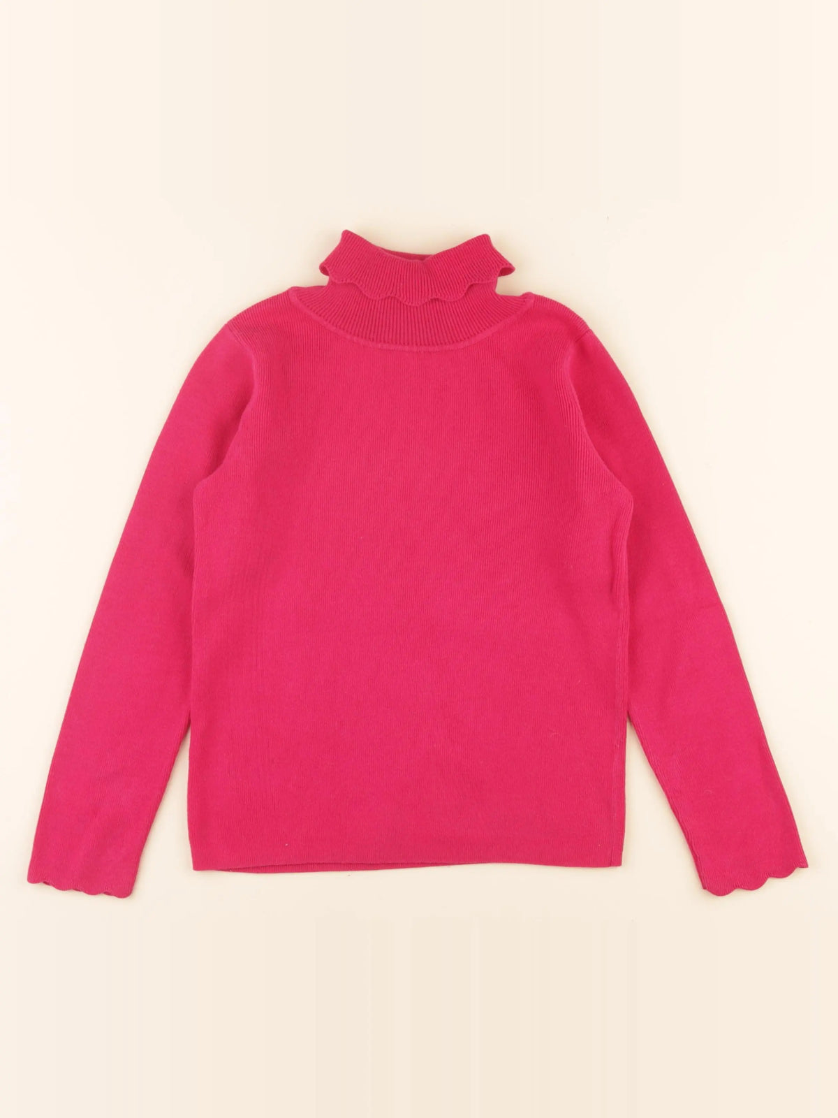 Jacadi - pull rose - 8 ans