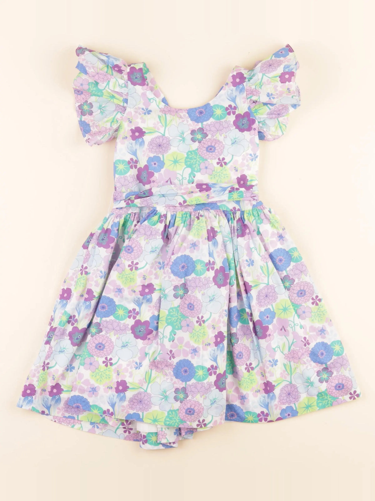 Jacadi - robe liberty multicolore - 4 ans