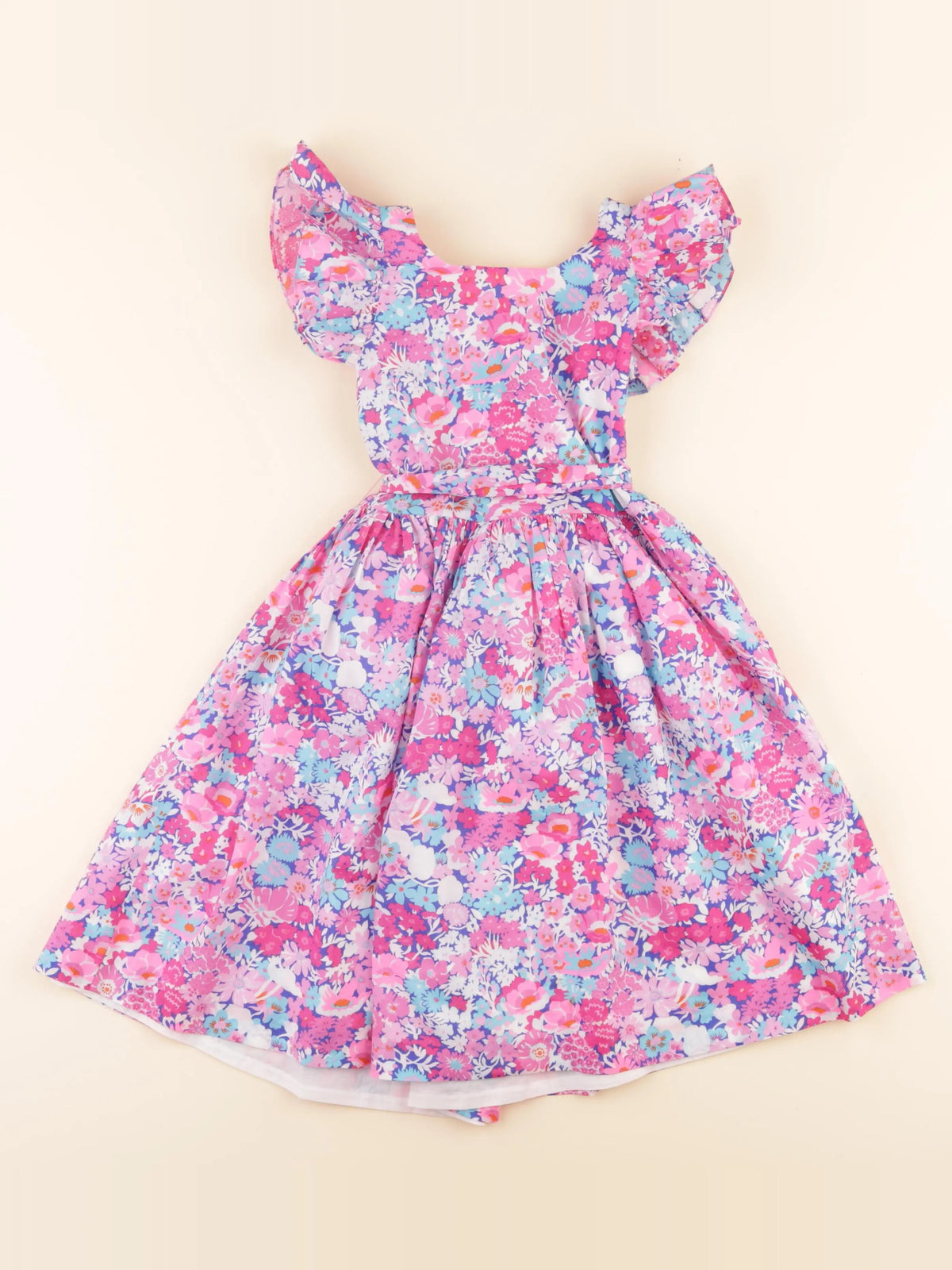 Jacadi - robe liberty multicolore - 6 ans