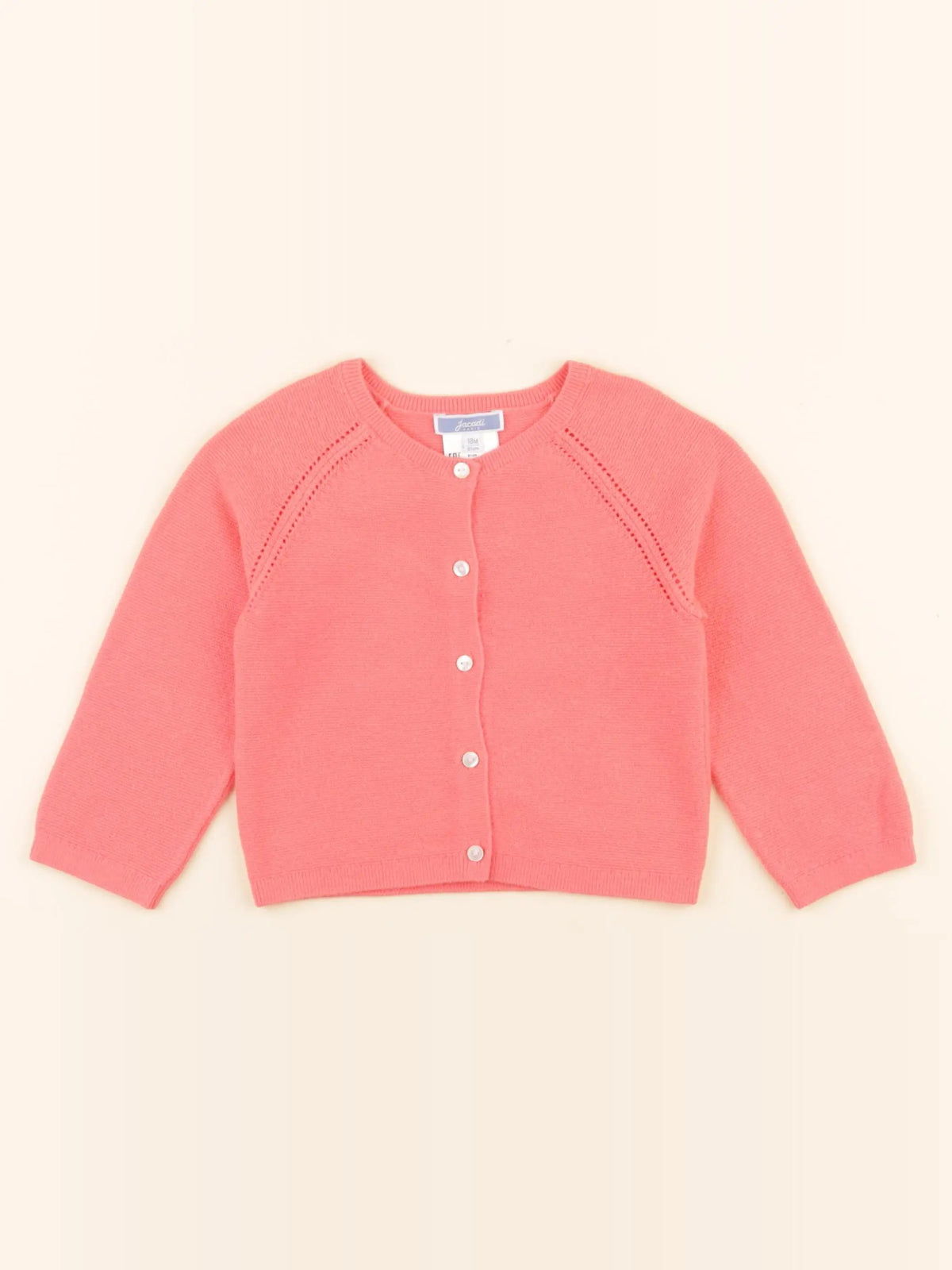 Jacadi - gilet rose - 18 mois