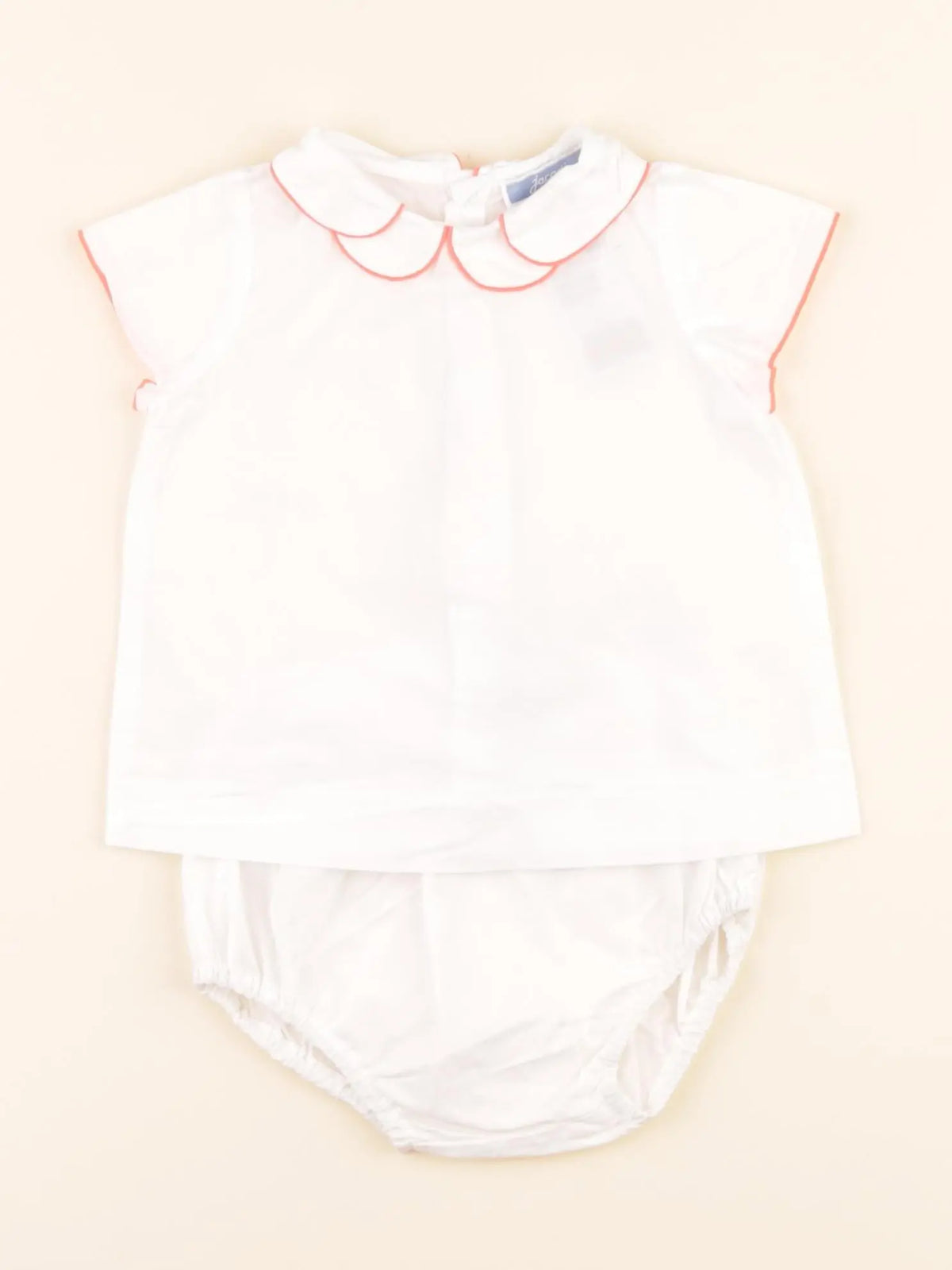 Jacadi - ensemble blanc - 12 mois