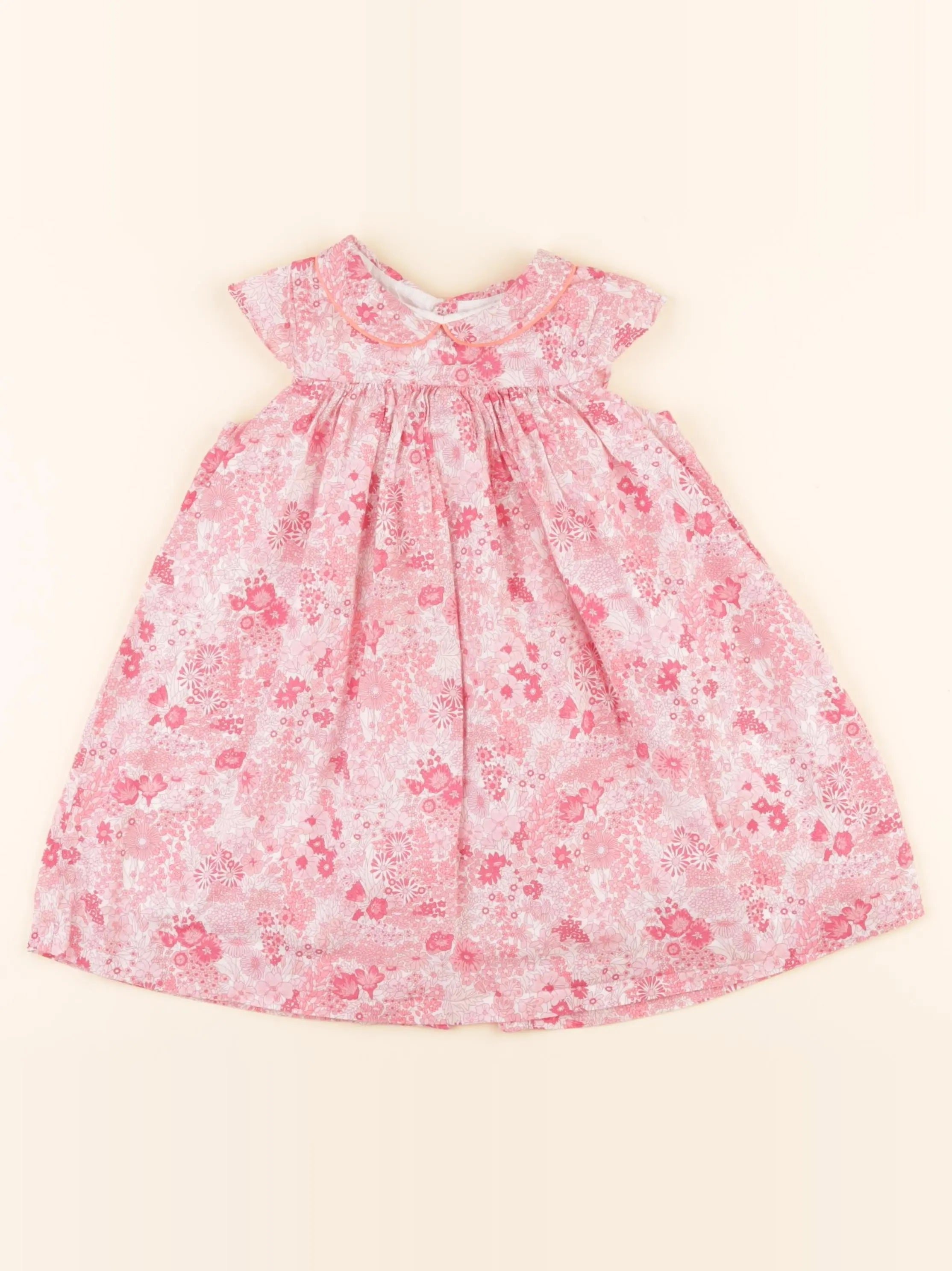 Jacadi - robe liberty rose - 24 mois