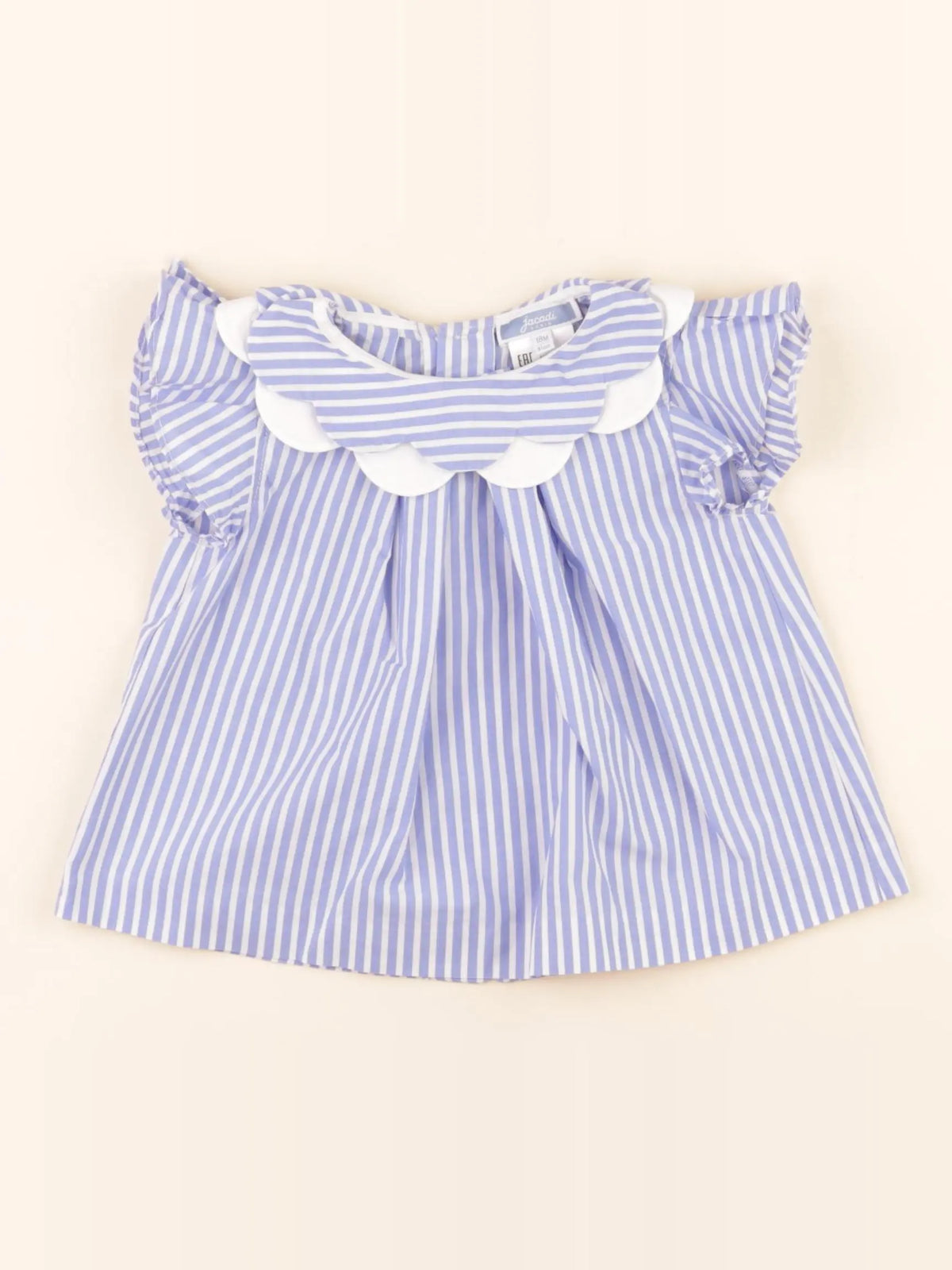 Jacadi - blouse bleu - 18 mois