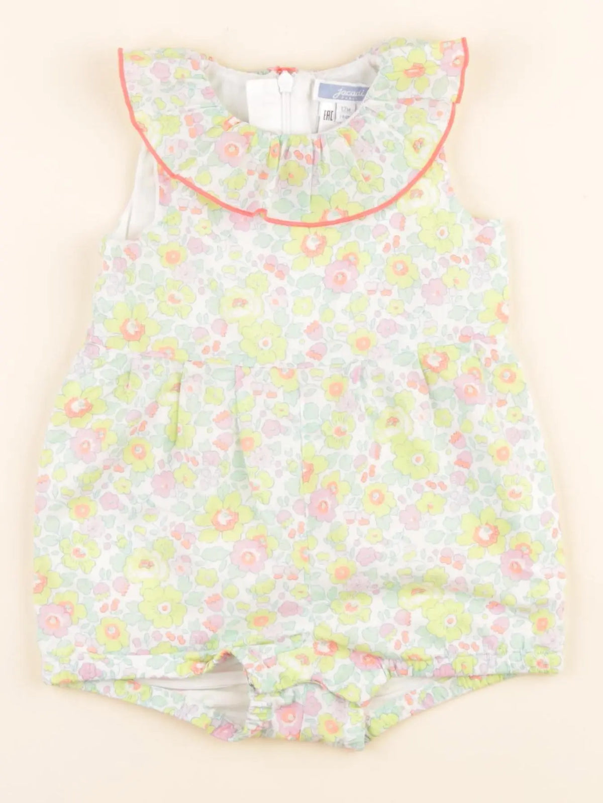 Jacadi - combinaison liberty vert - 12 mois