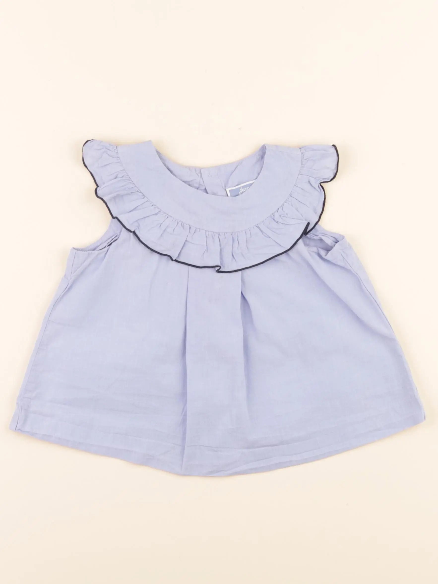 Jacadi - blouse bleu - 24 mois