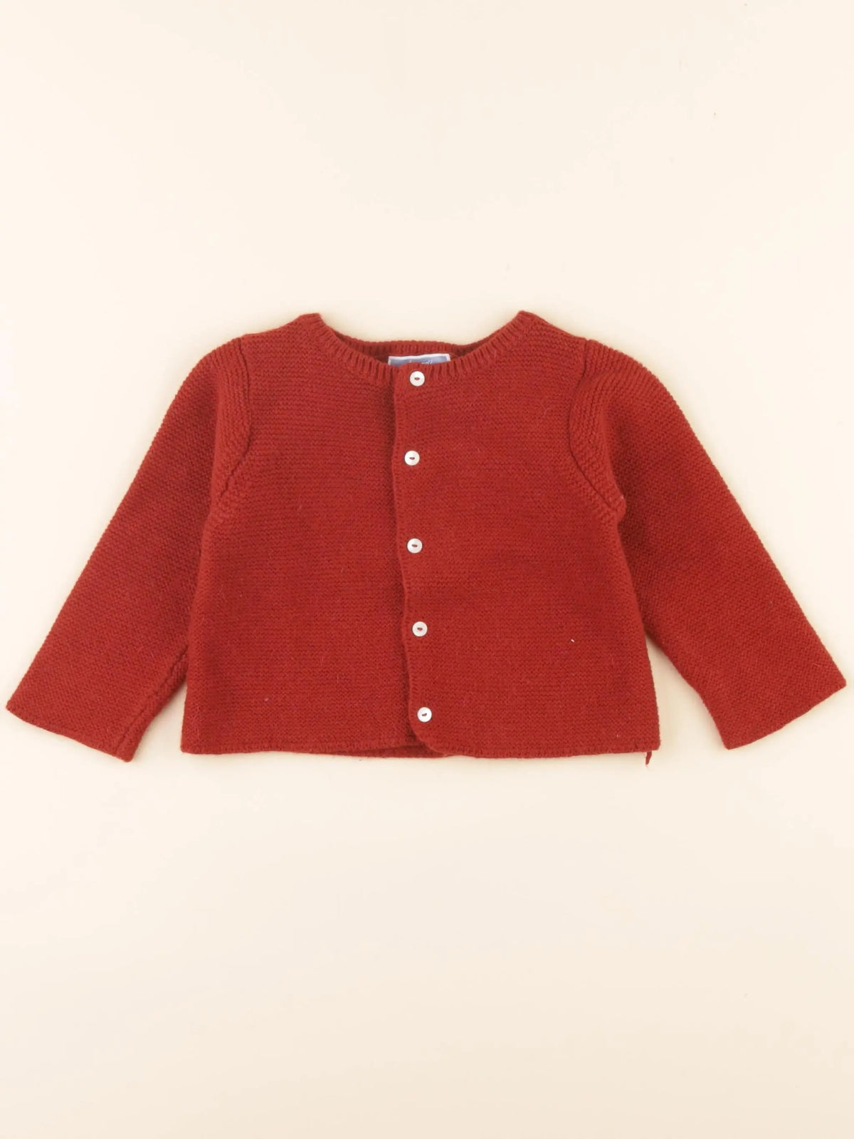 Jacadi - gilet rouge - 12 mois