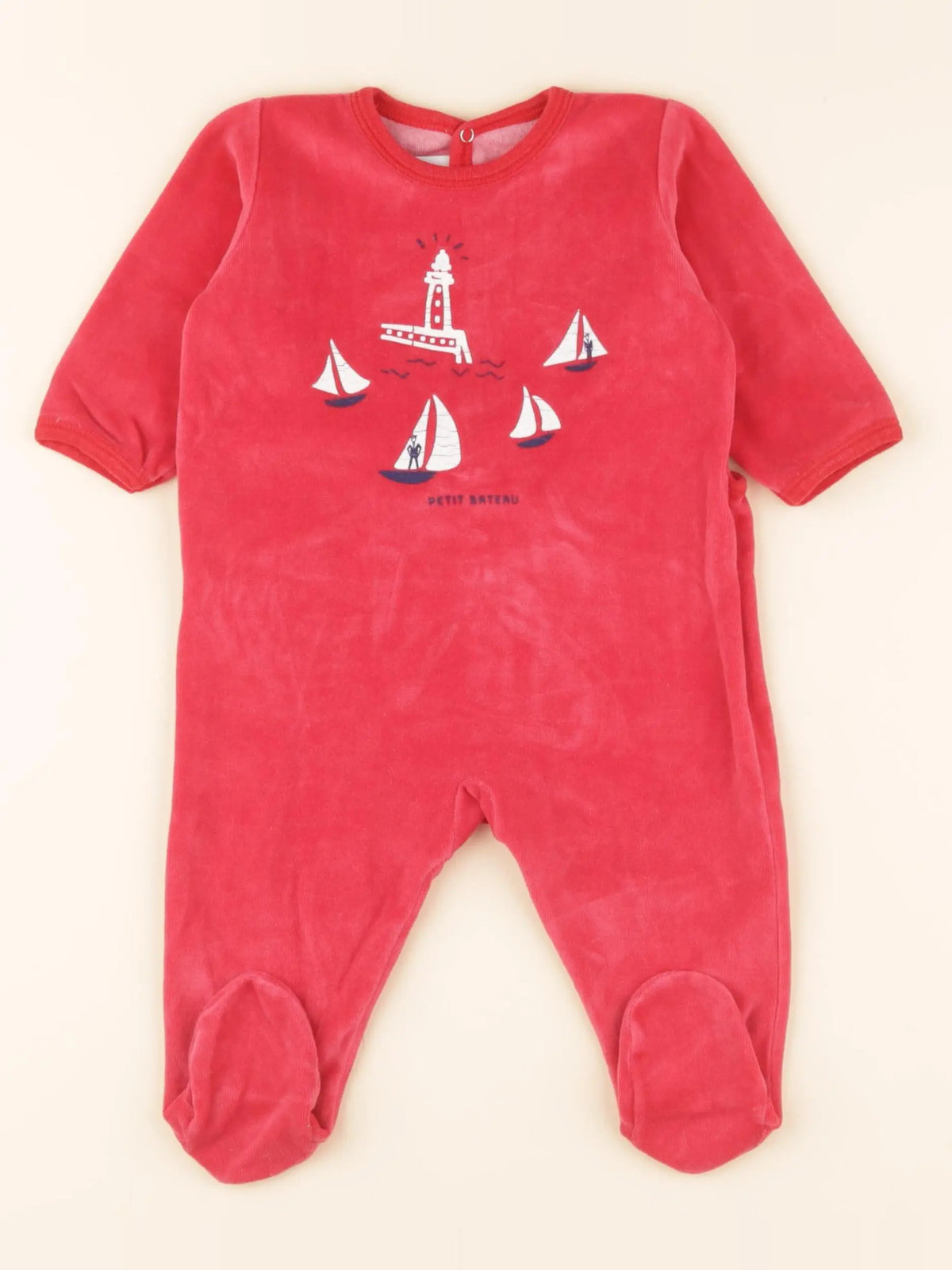 Pyjama velours rouge