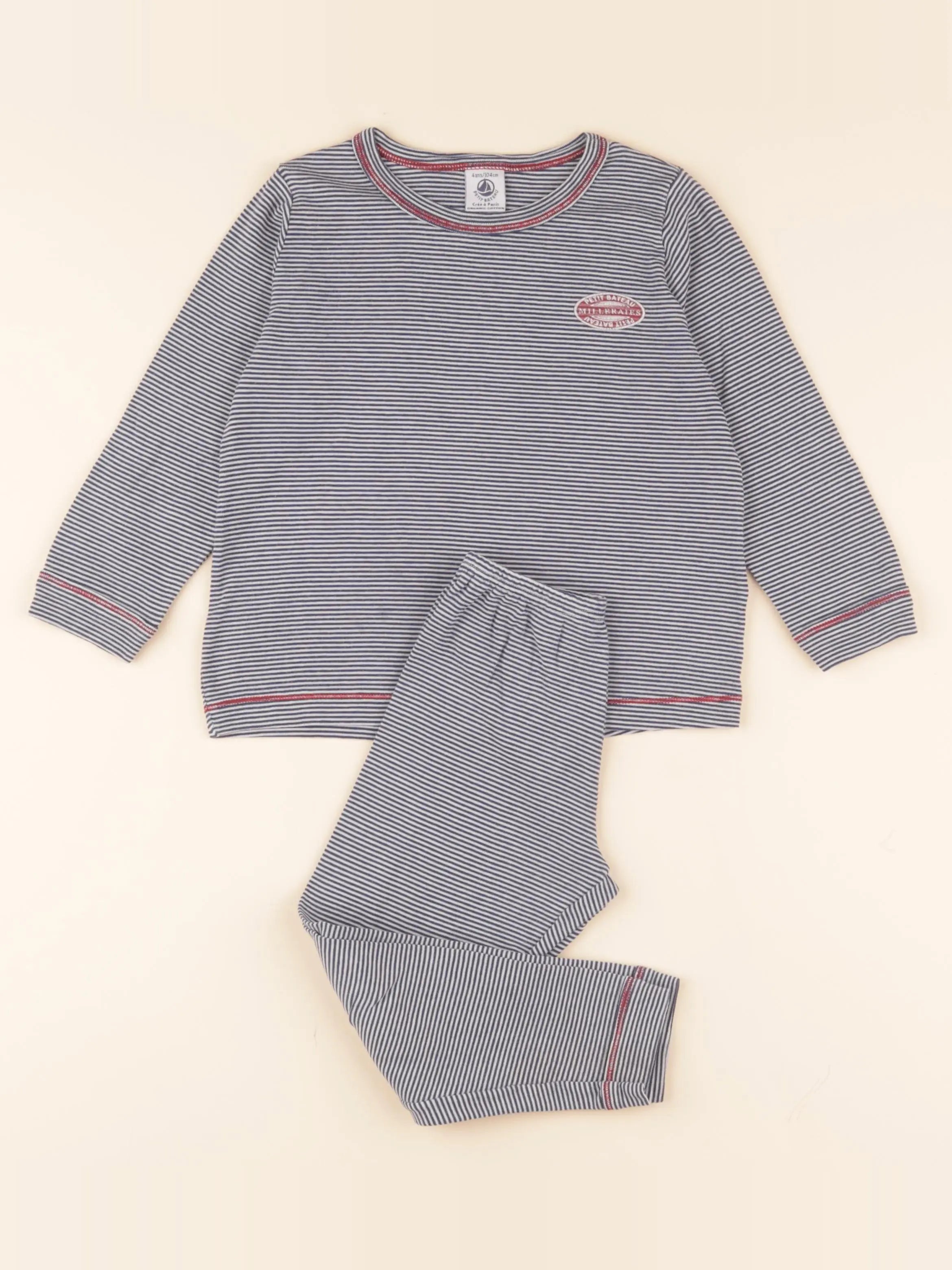 Pyjama coton bleu