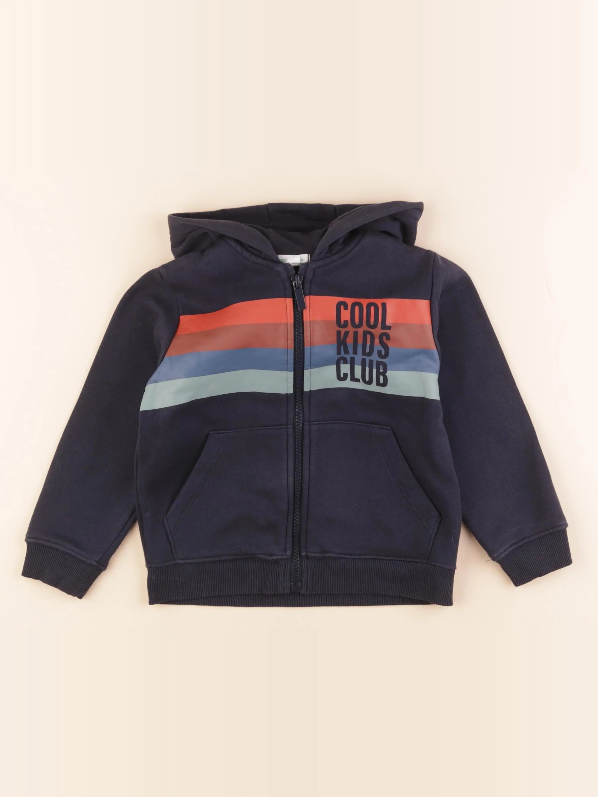 Vertbaudet - sweat bleu - 5 ans