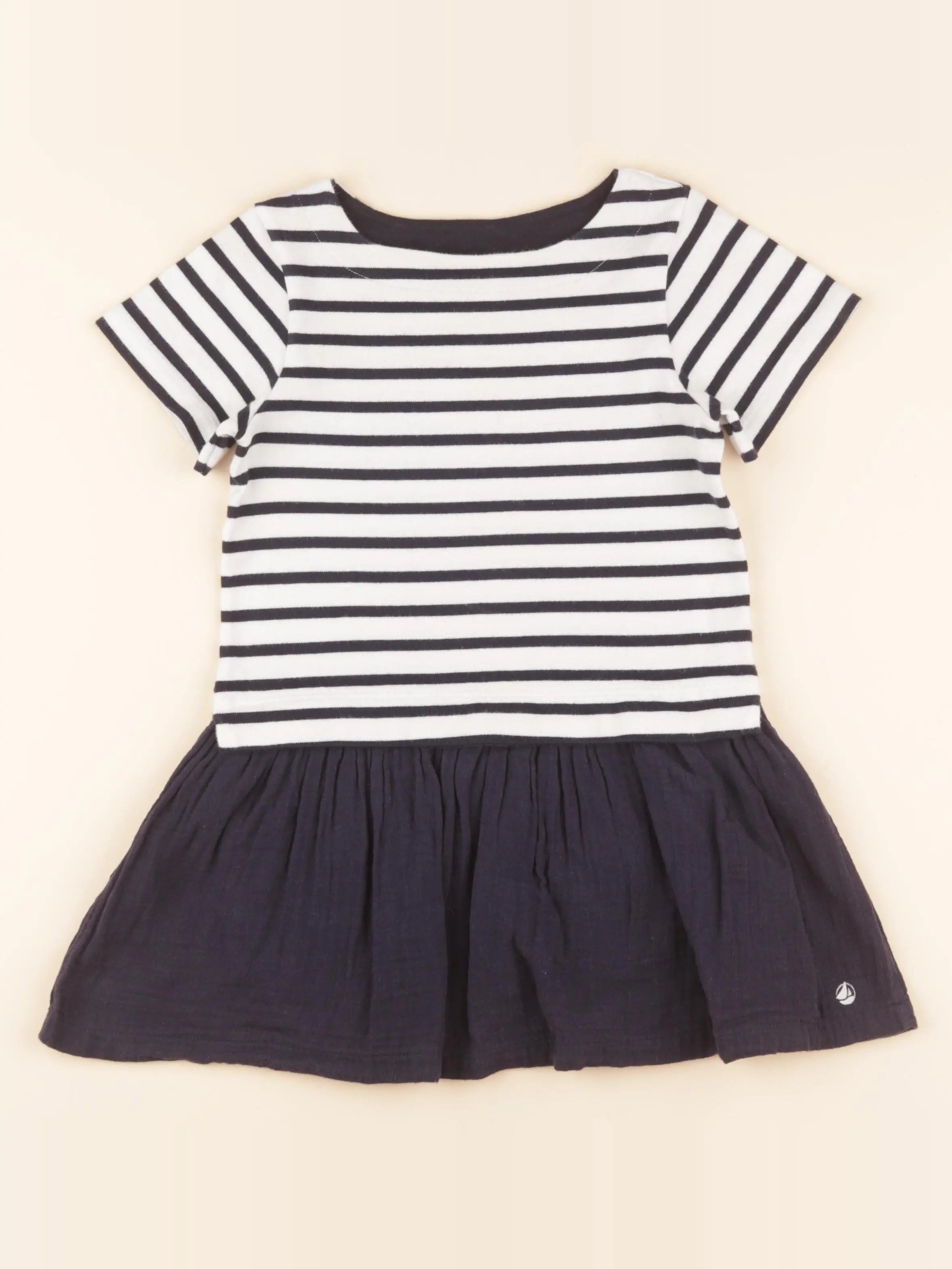Robe blanc, bleu