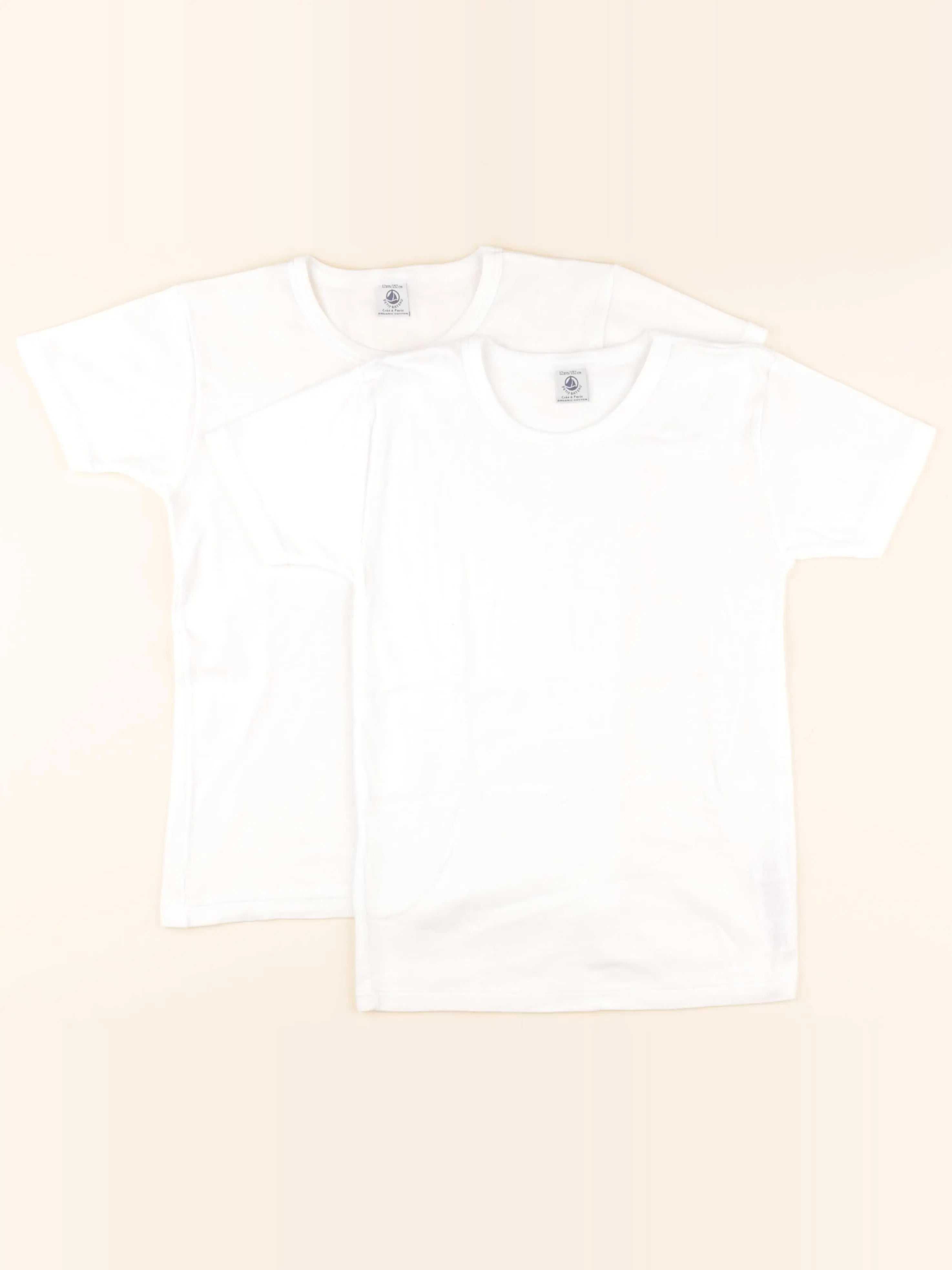 Lot de 2 maillots de corps blanc