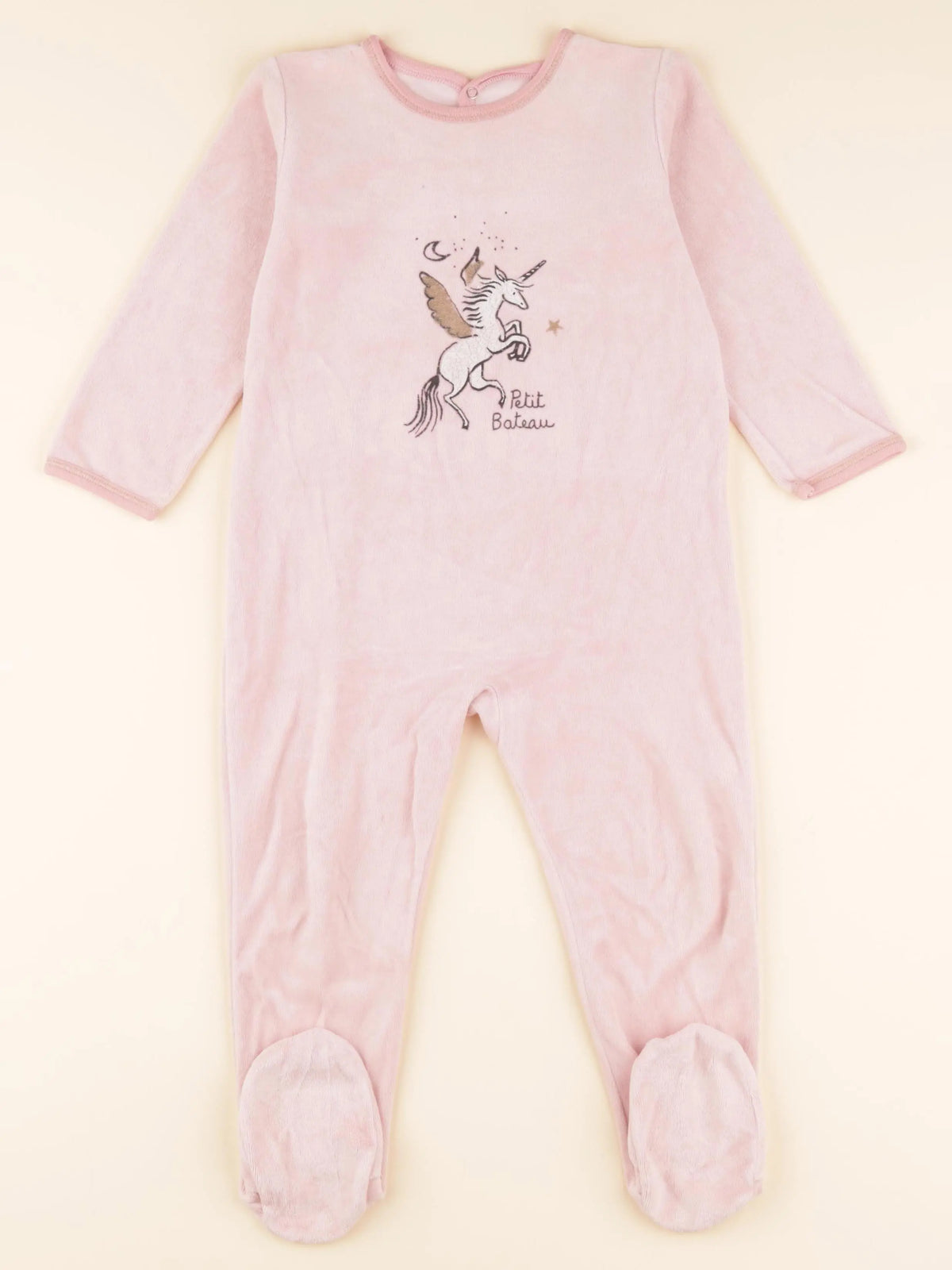 Pyjama velours rose
