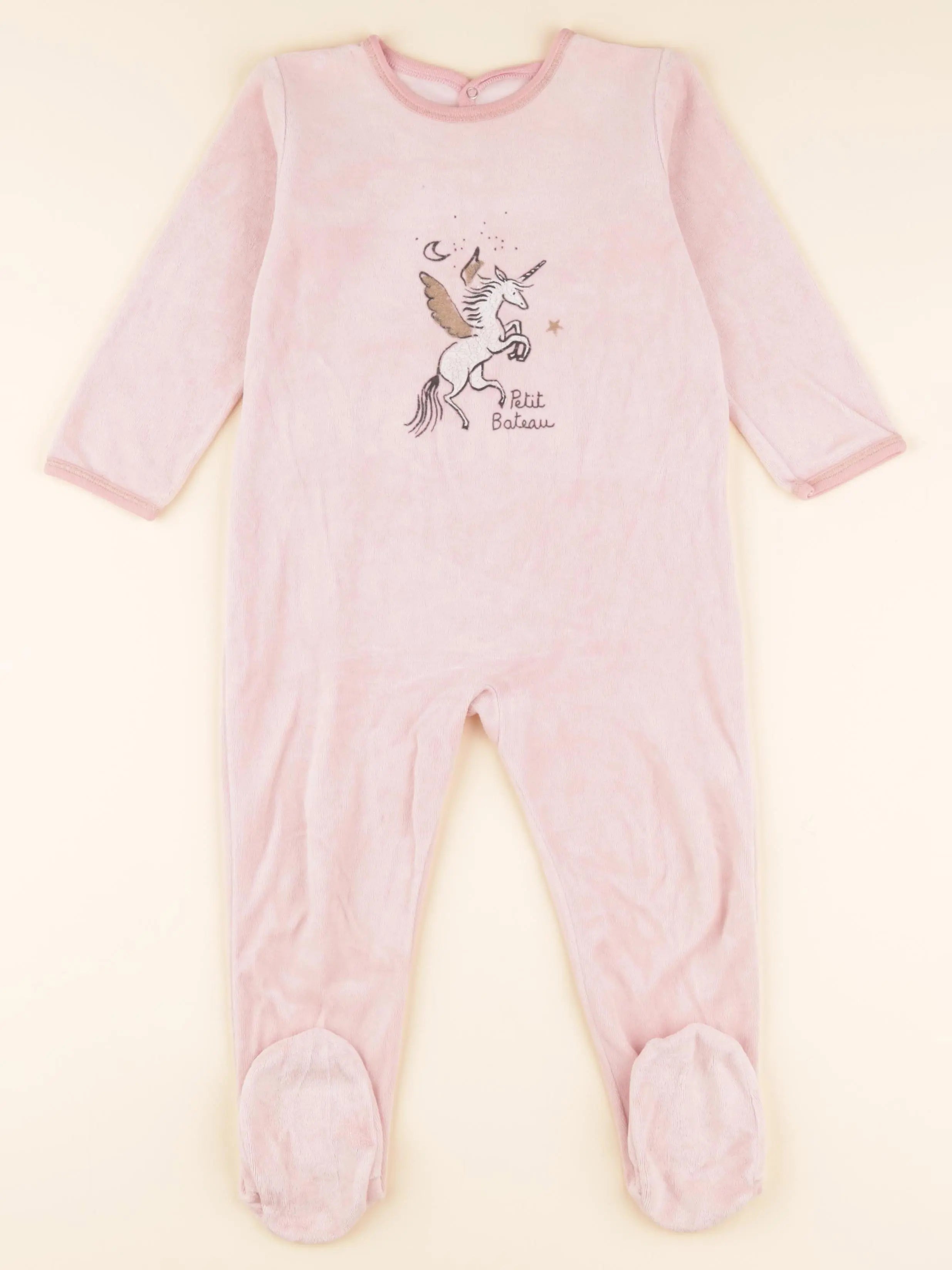 Pyjama velours rose