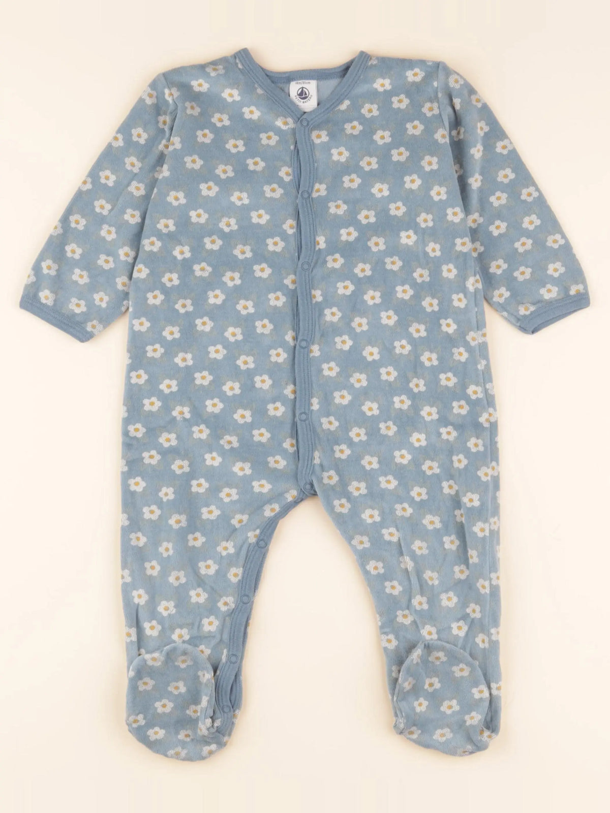 Pyjama velours bleu