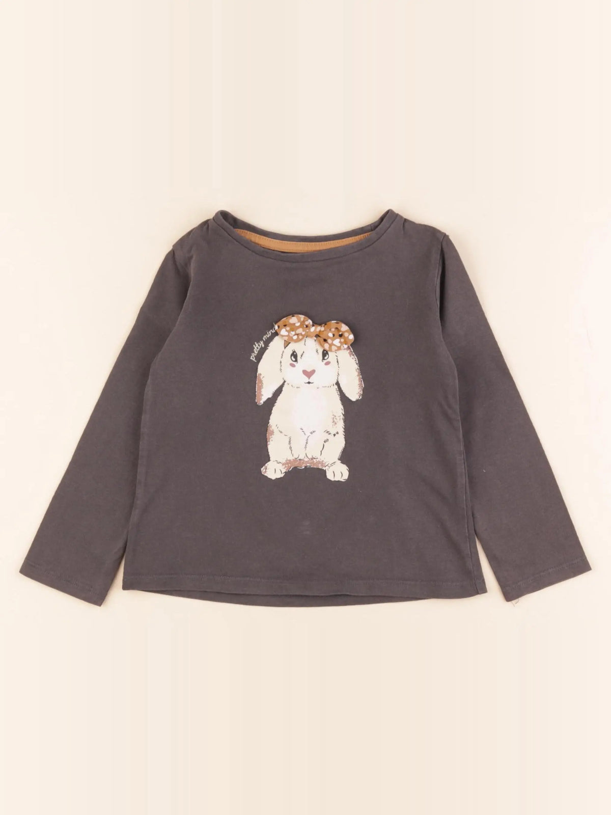 Vertbaudet - tee-shirt gris - 2 ans