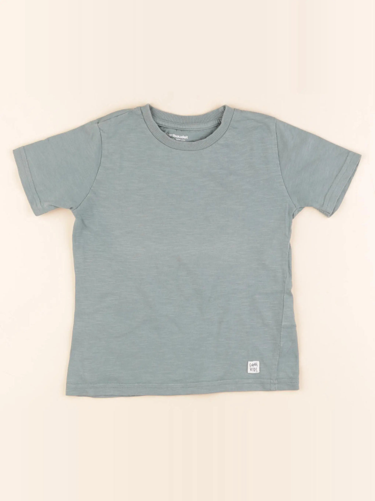 Vertbaudet - tee-shirt vert - 4 ans