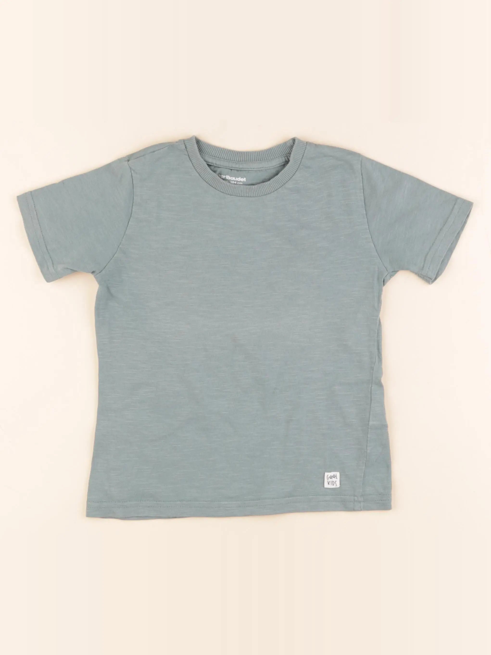 Vertbaudet - tee-shirt vert - 4 ans