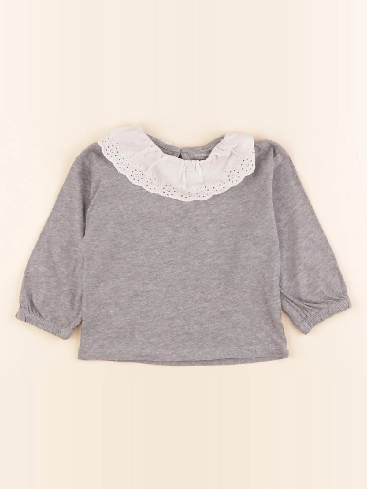 Vertbaudet - tee-shirt gris - 24 mois