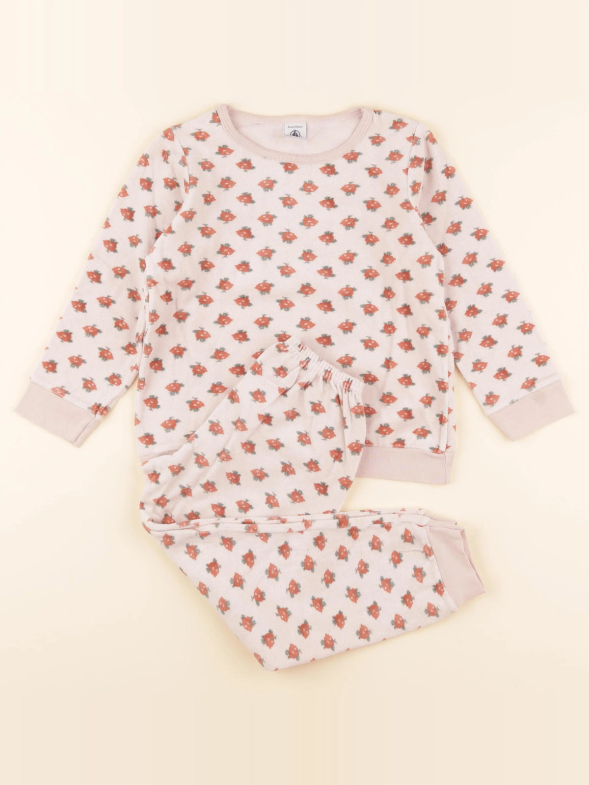 Pyjama velours rose