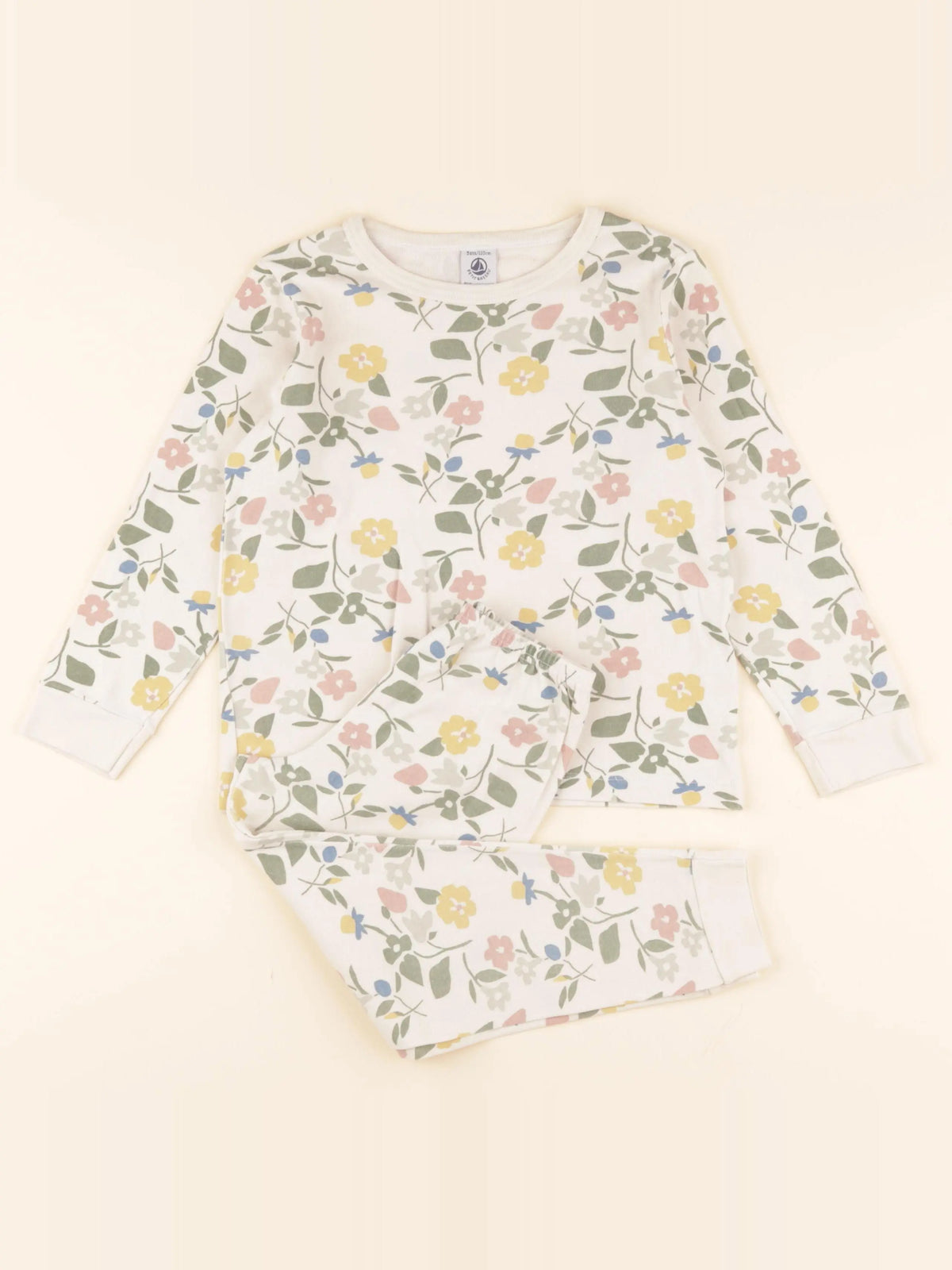 Pyjama coton beige