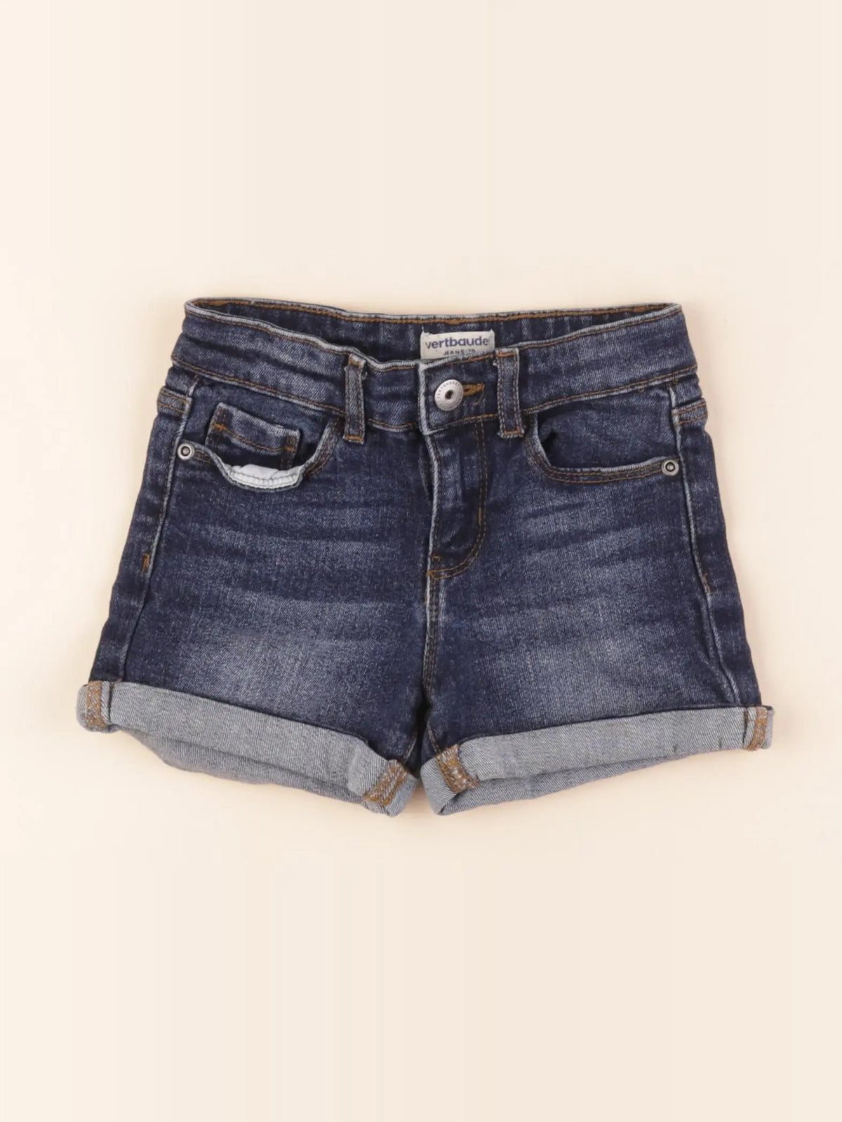 Vertbaudet - short bleu - 5 ans