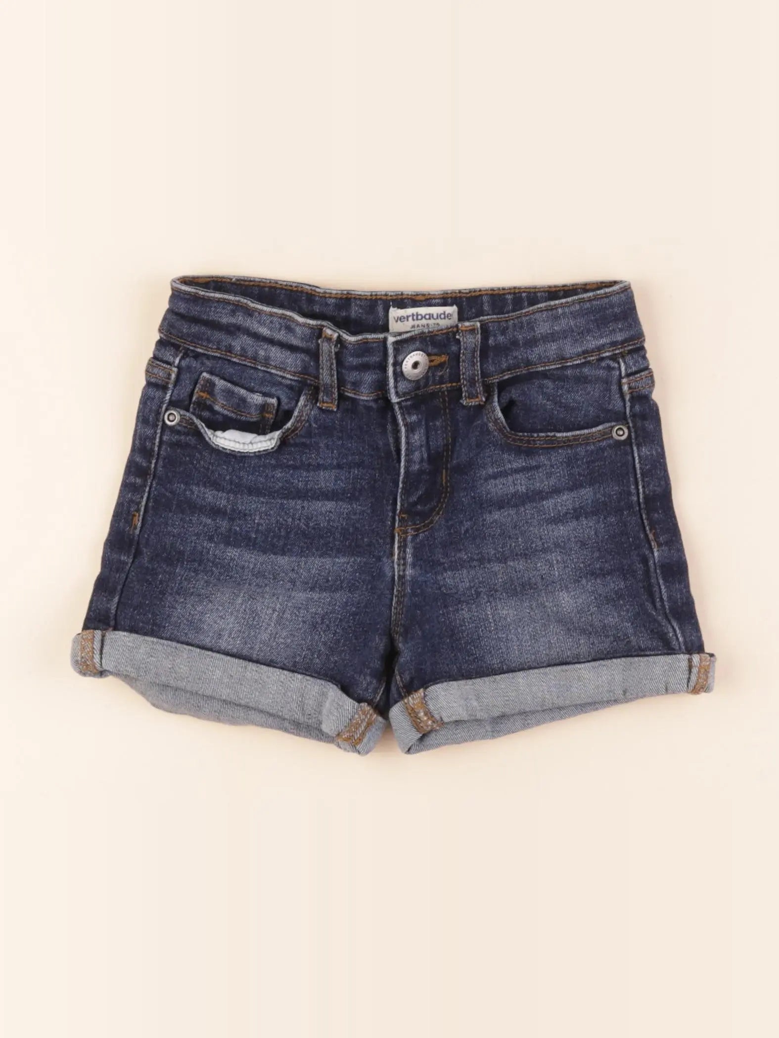 Vertbaudet - short bleu - 5 ans