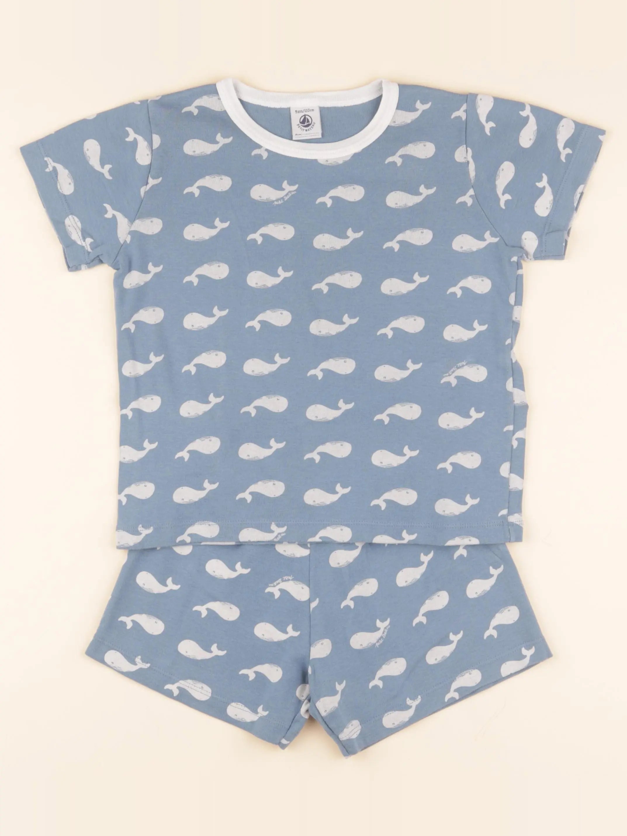 Pyjama coton bleu