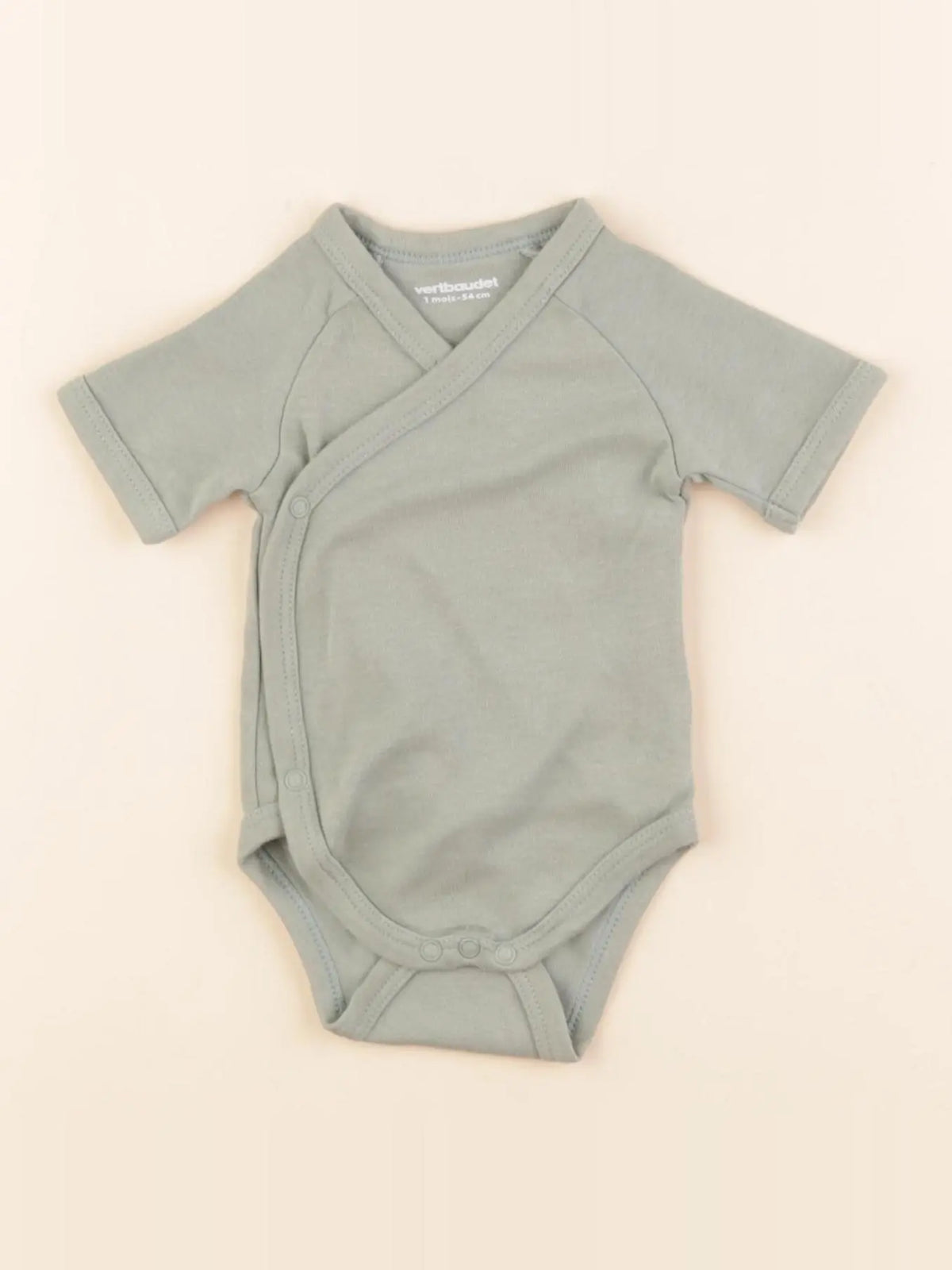 Vertbaudet - body vert - 1 mois
