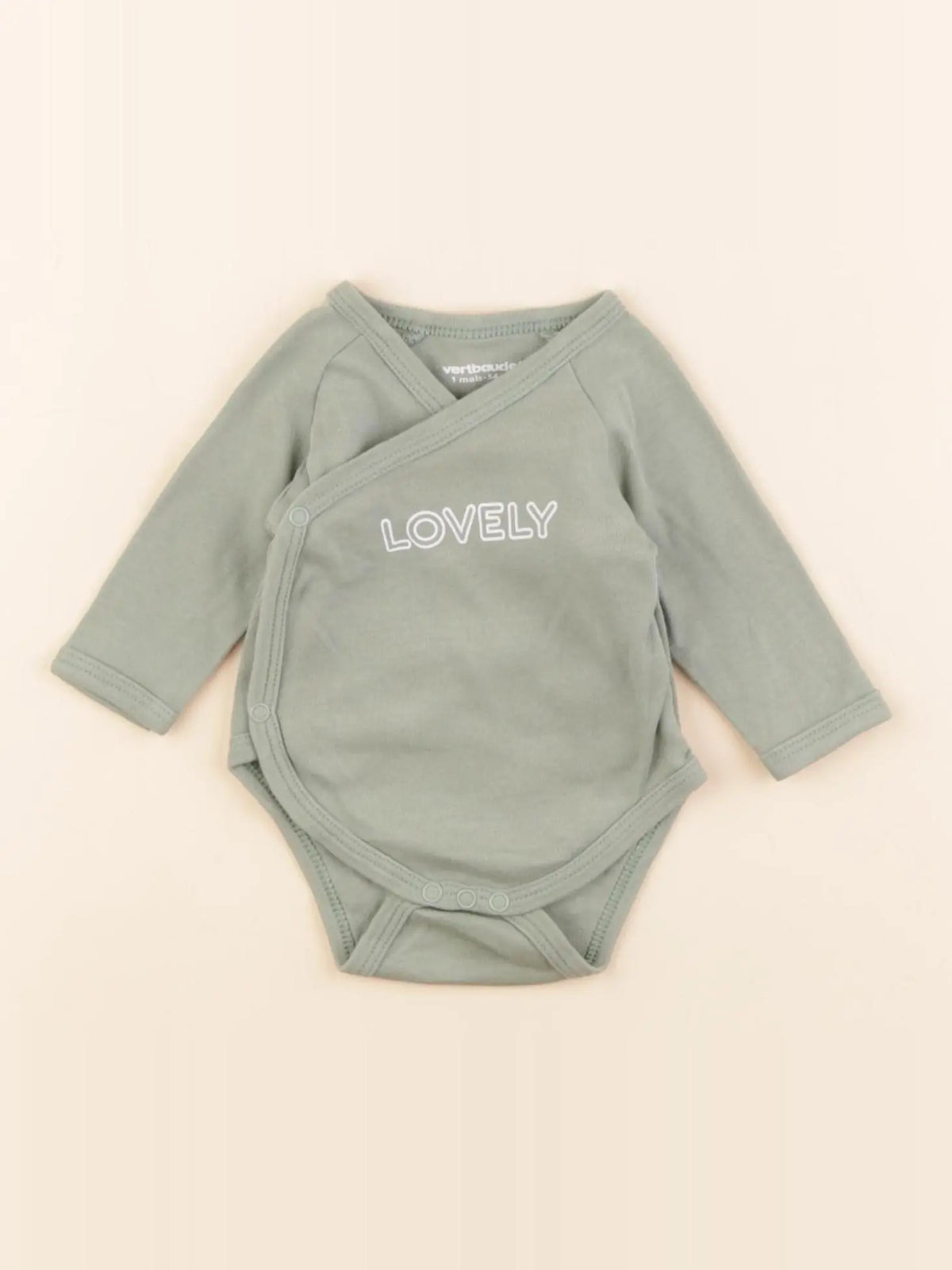 Vertbaudet - body vert - 3 mois