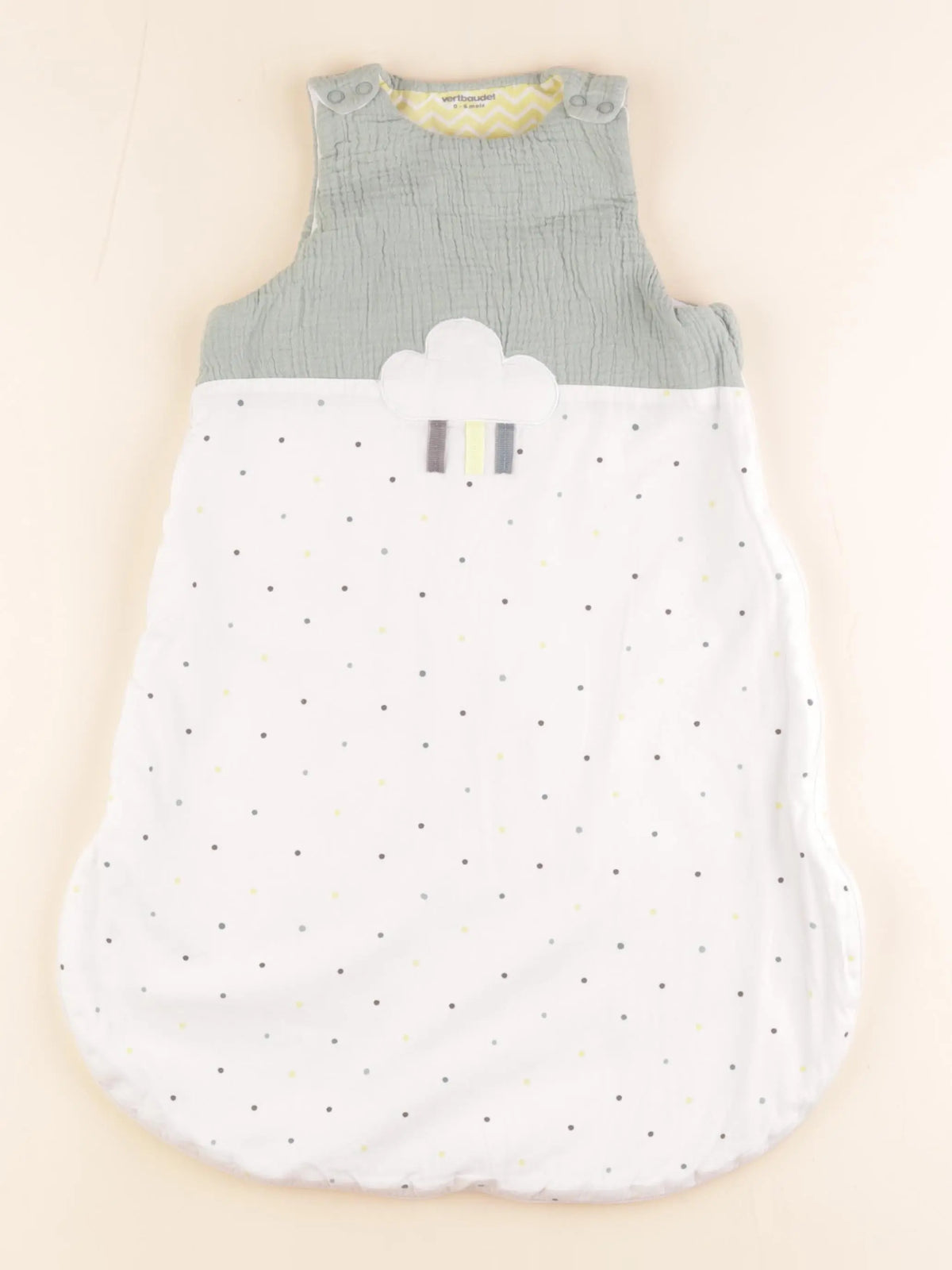 Vertbaudet - gigoteuse multicolore - 0/6 mois
