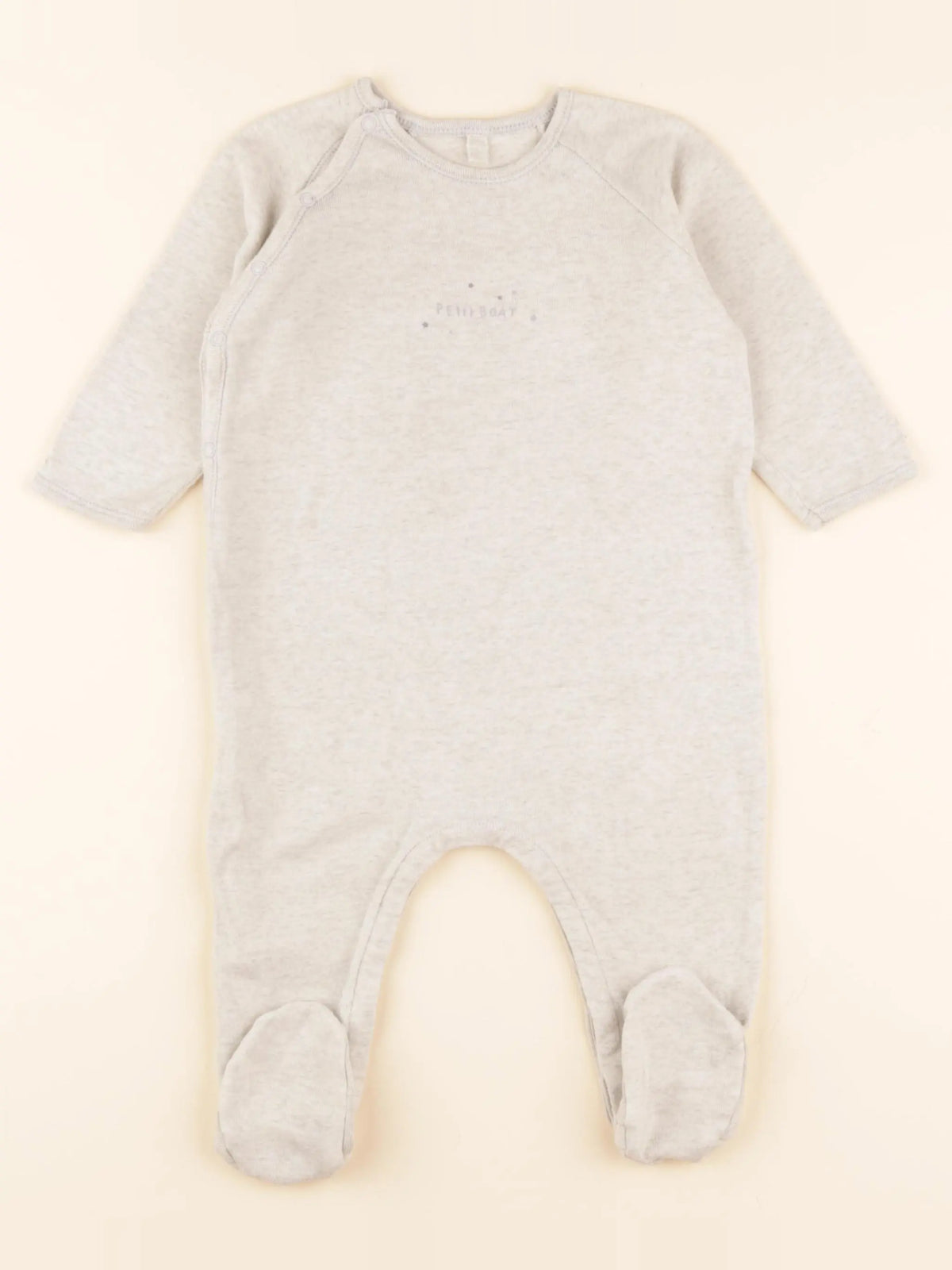 Pyjama coton gris