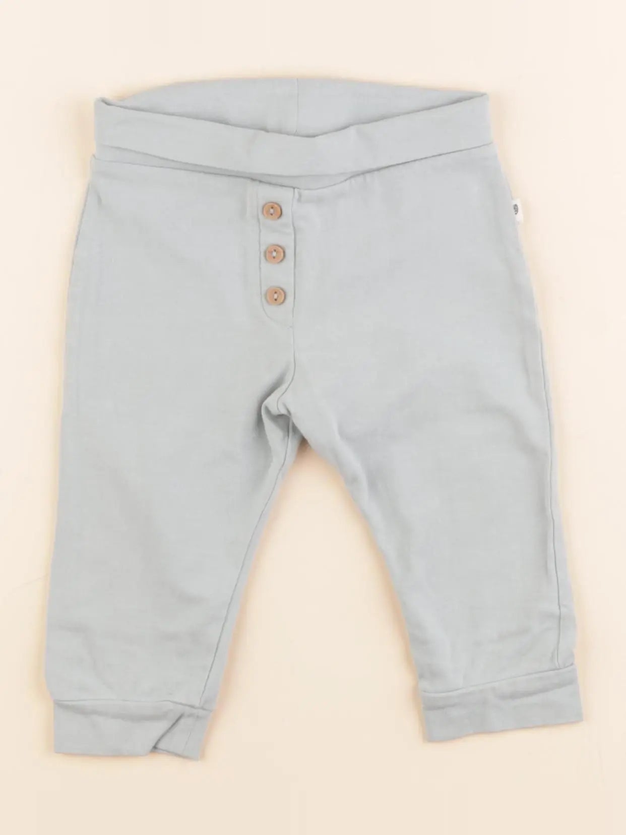Vertbaudet - legging bleu - 9 mois