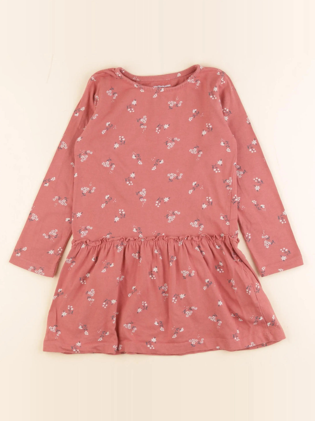 Vertbaudet - robe rose - 4 ans