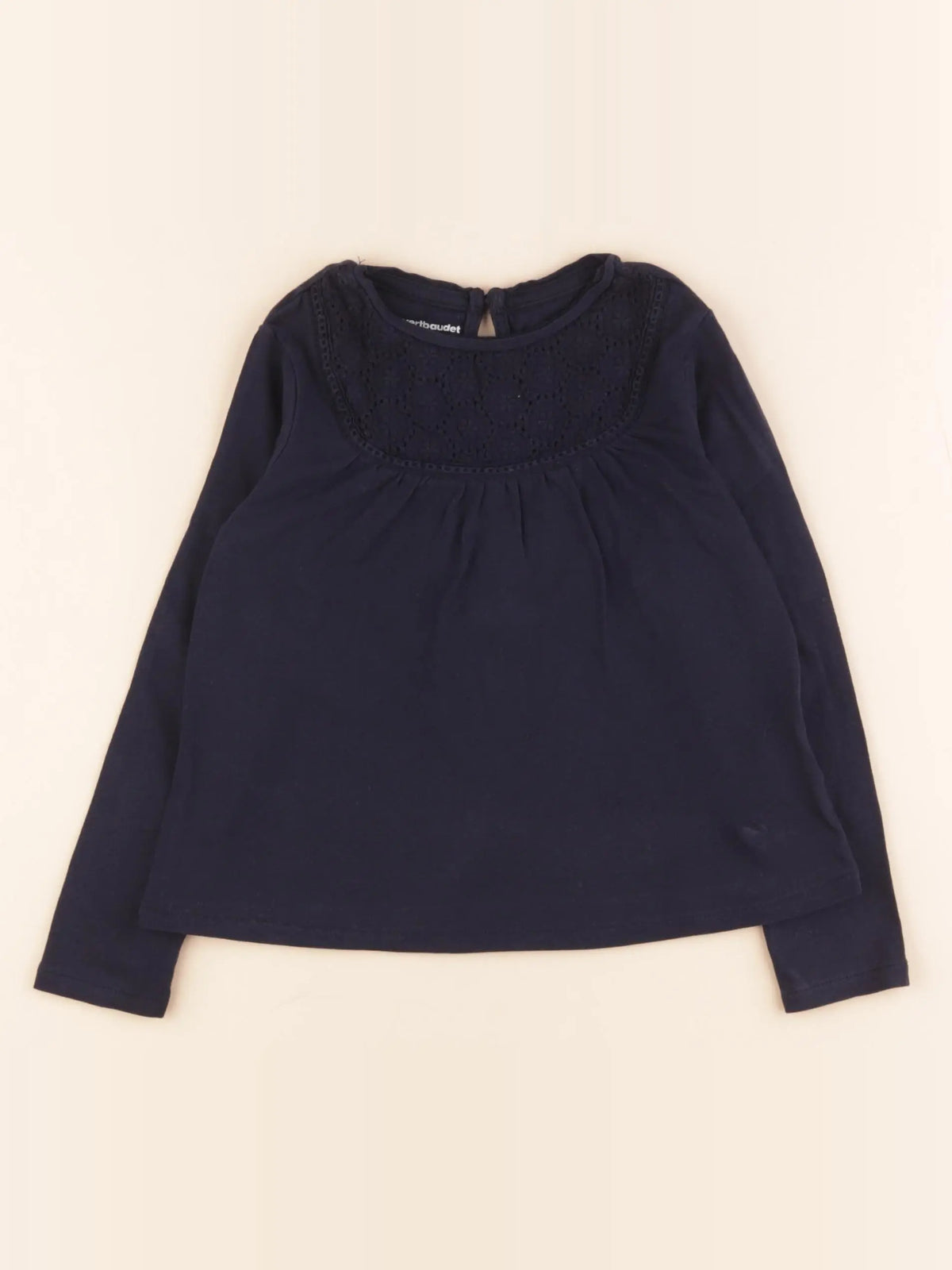 Vertbaudet - tee-shirt bleu - 4 ans