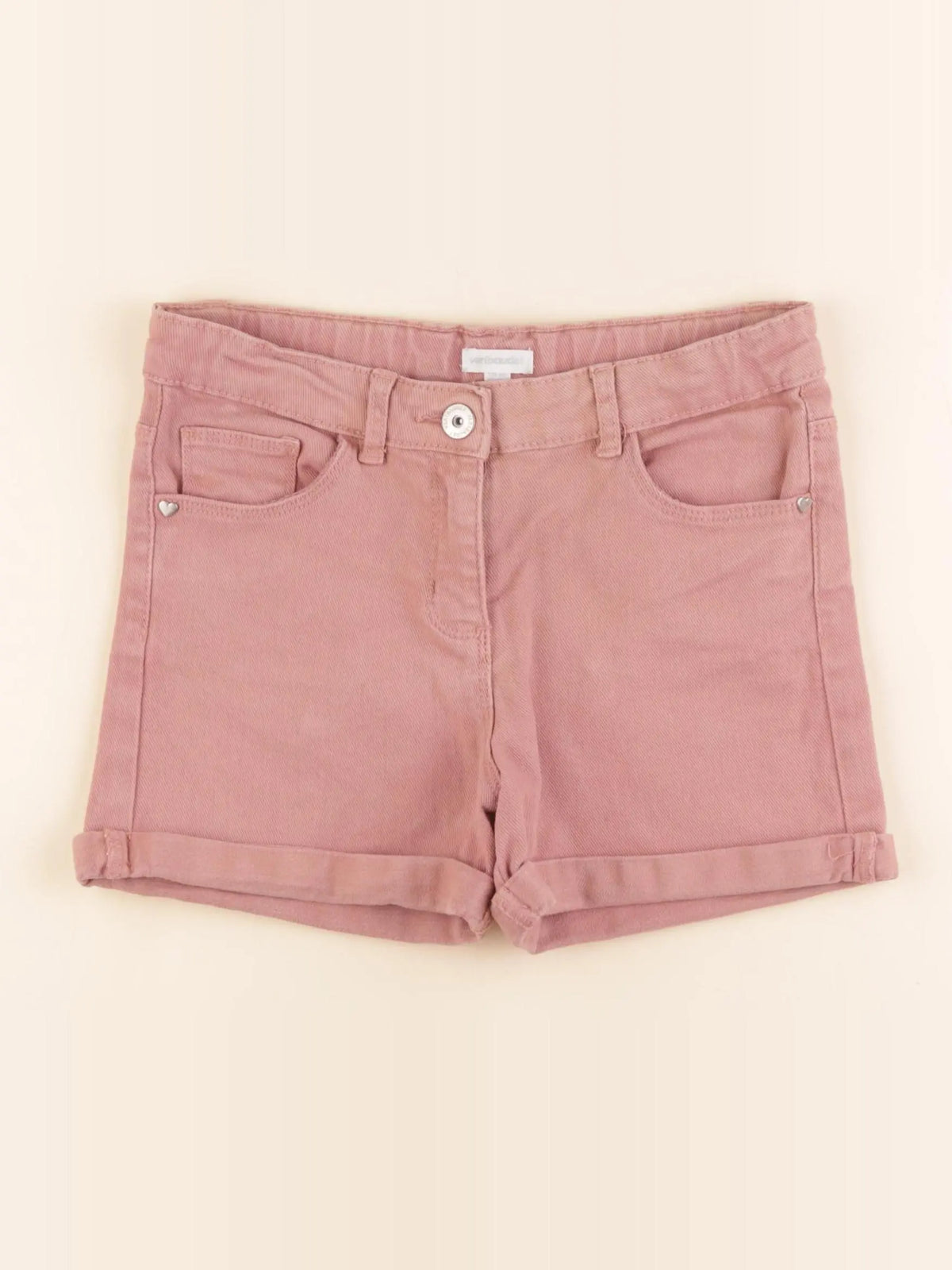 Vertbaudet - short rose - 10 ans