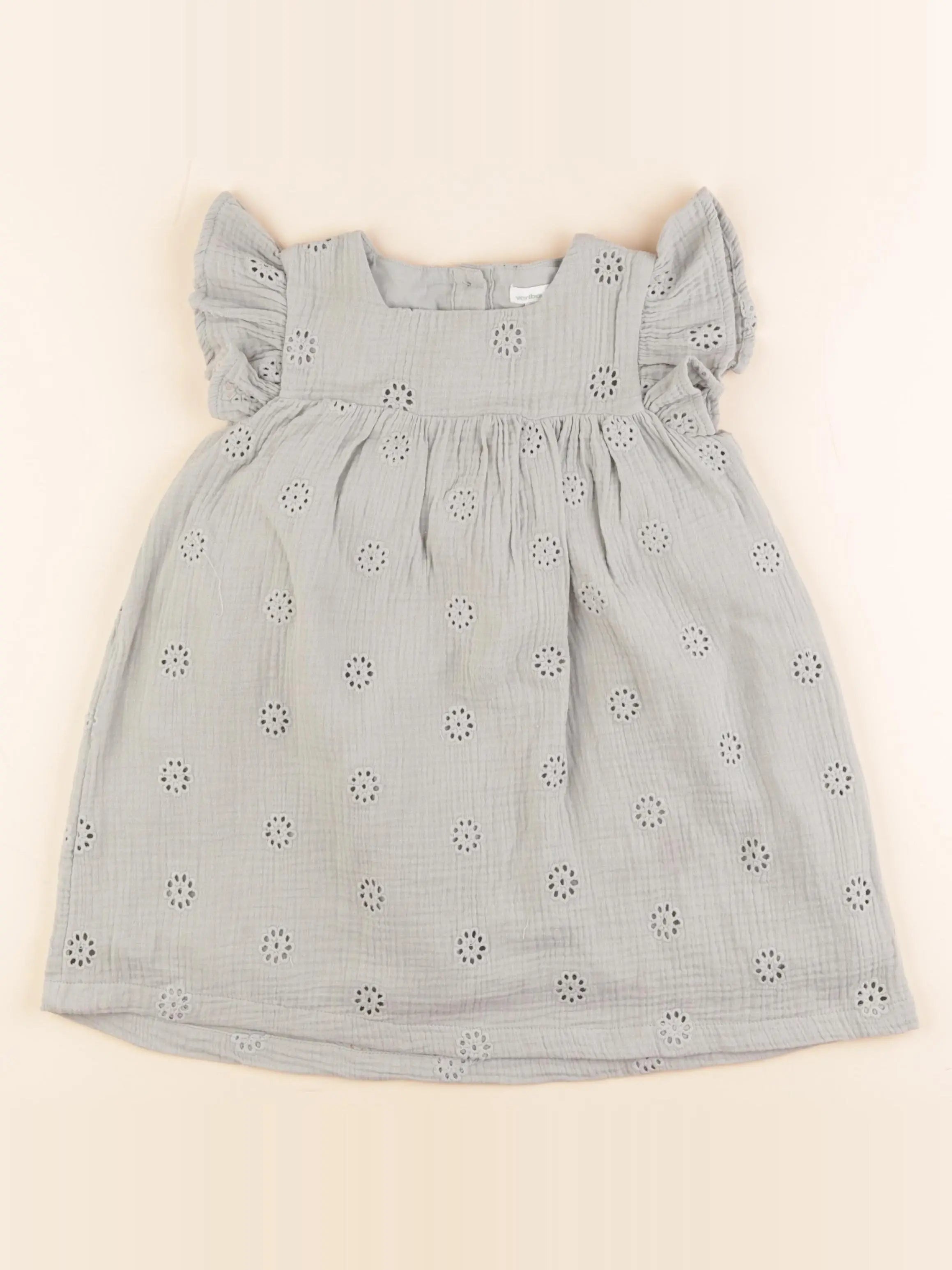Vertbaudet - robe vert - 4 ans
