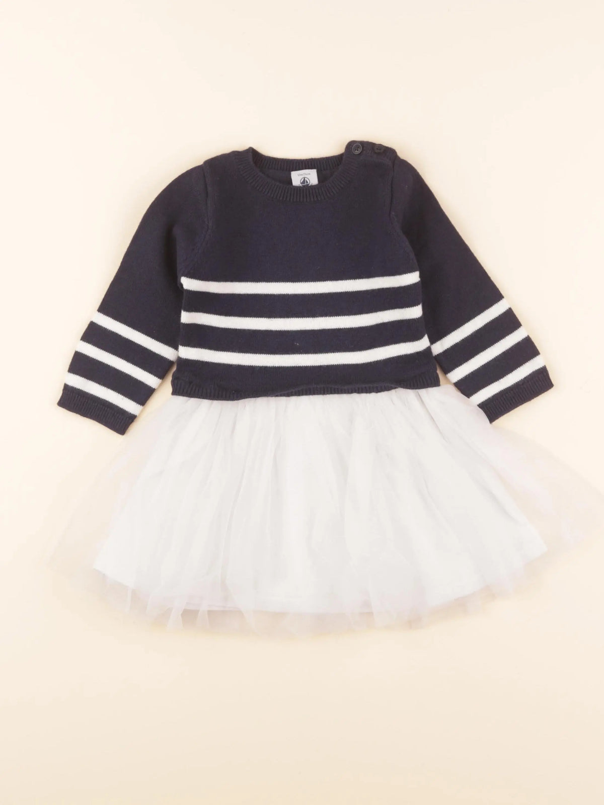 Robe bleu, blanc
