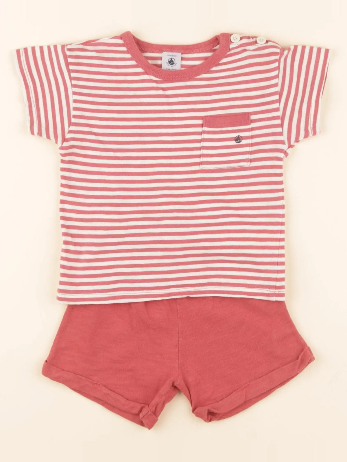 Pyjama coton rose