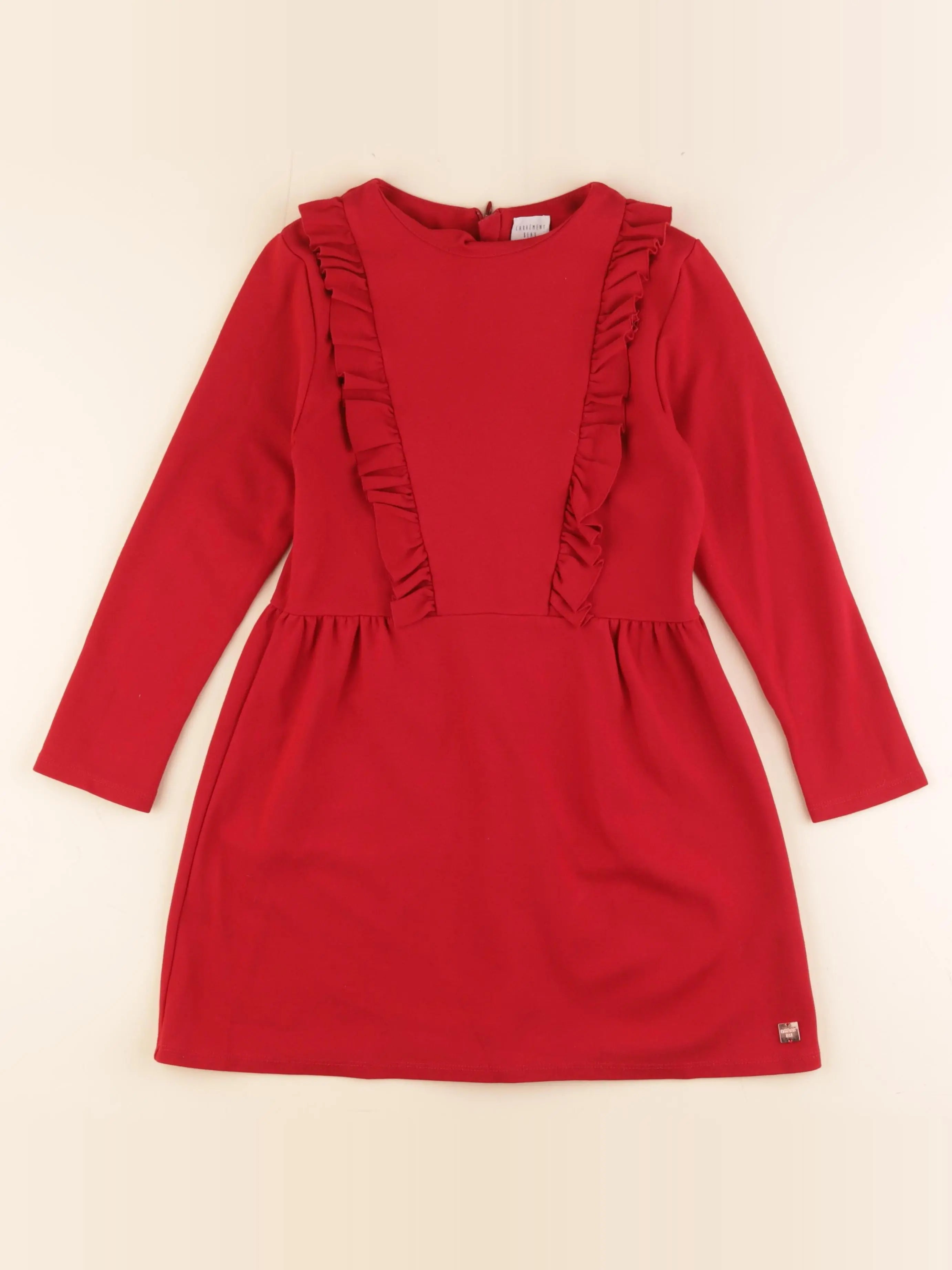 Carrément Beau - robe rouge - 8 ans