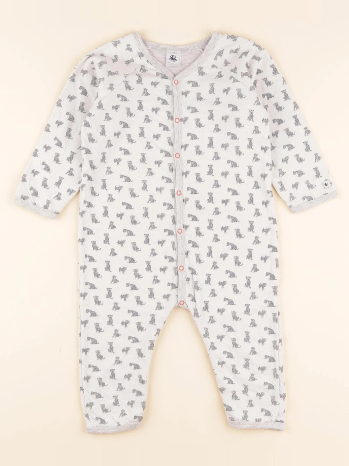 Pyjama coton gris