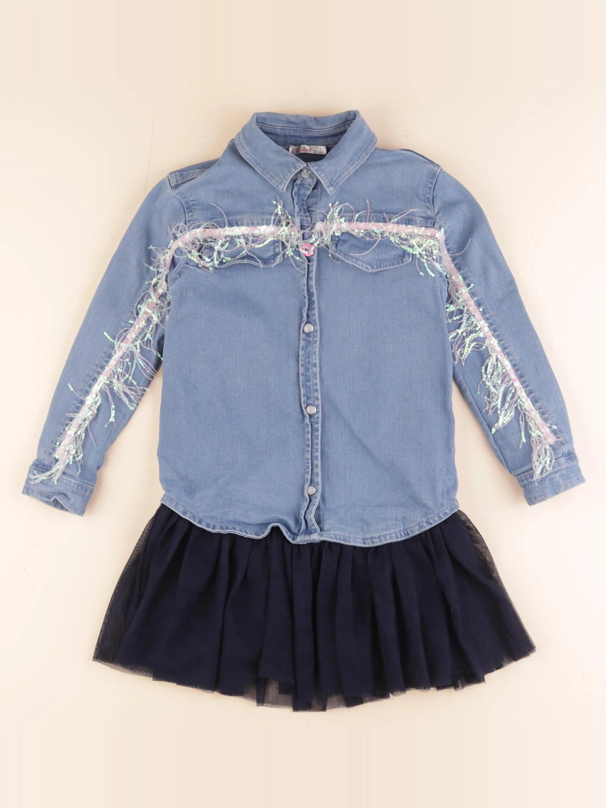 Billie Blush - robe bleu - 6 ans