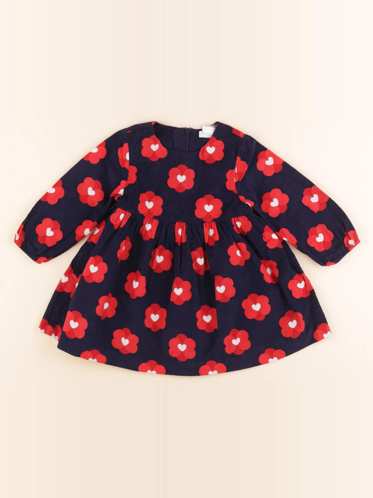 Jacadi - robe bleu, rouge - 18 mois