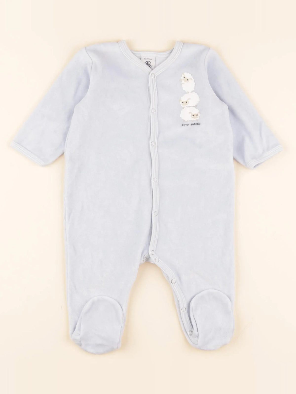 Pyjama velours bleu