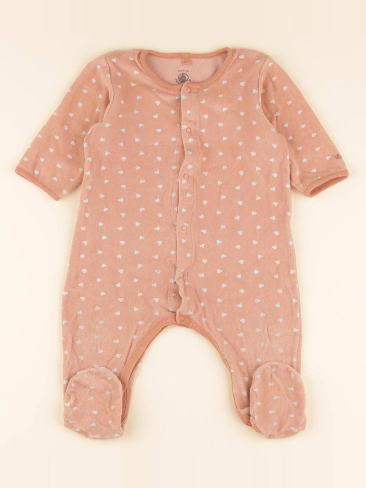 Pyjama velours rose